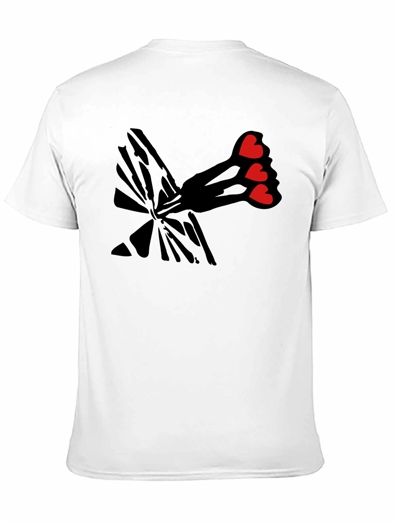 Black Heart Dart T-Shirt - Love Target view 11