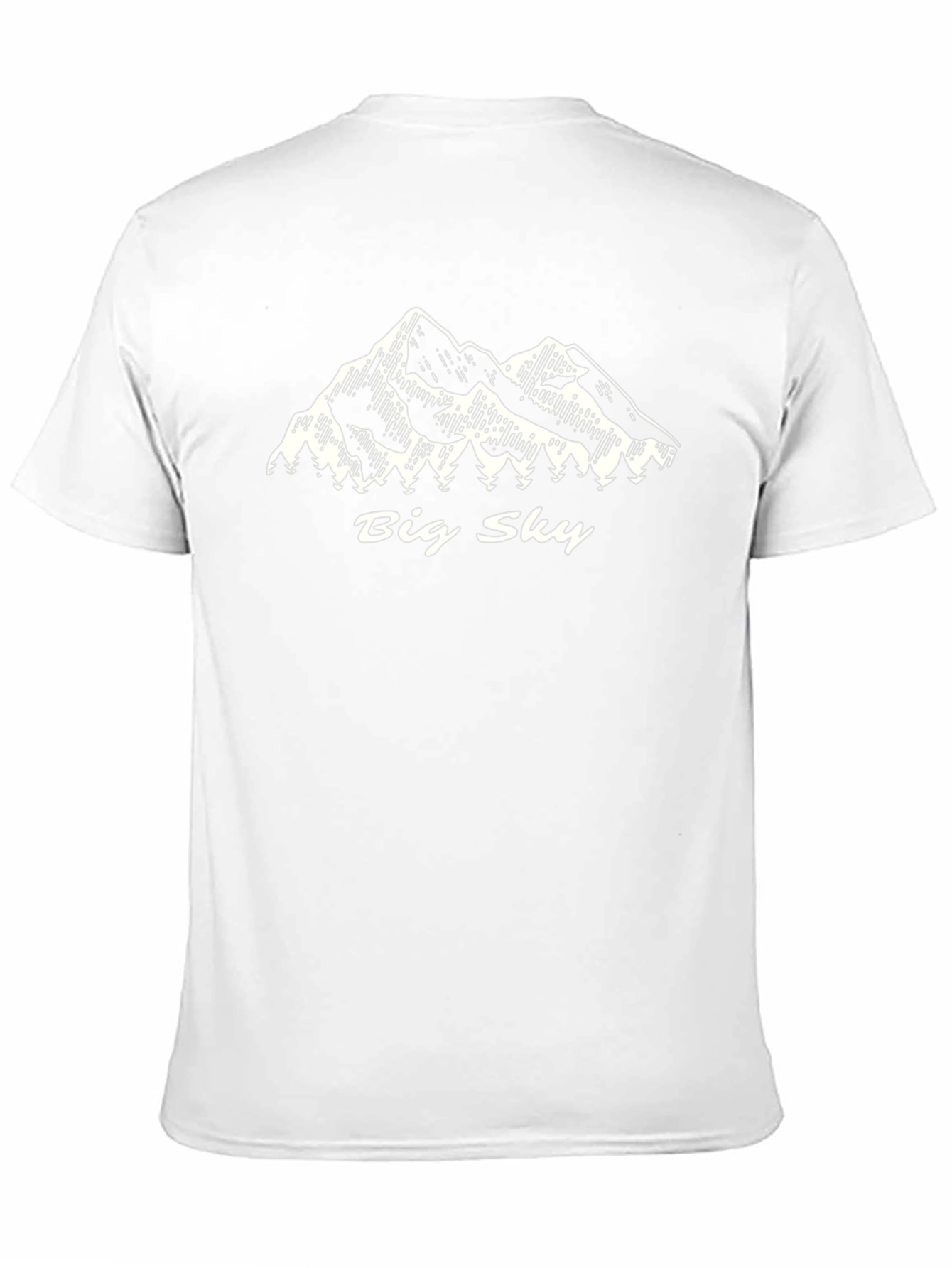 Black Big Sky Mountain Graphic T-Shirt - Black view 11