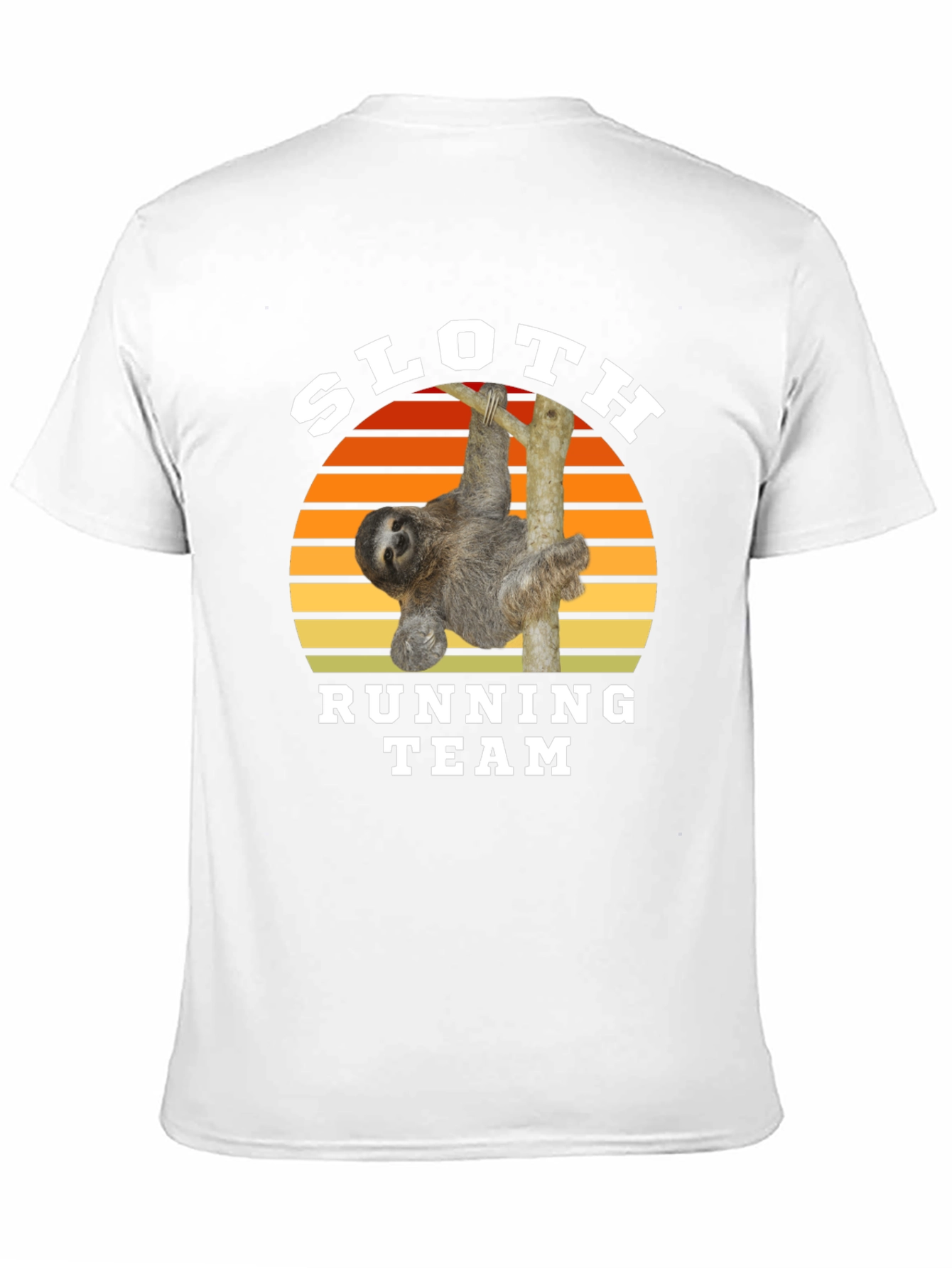 Black Sloth Running Team T-Shirt view 11