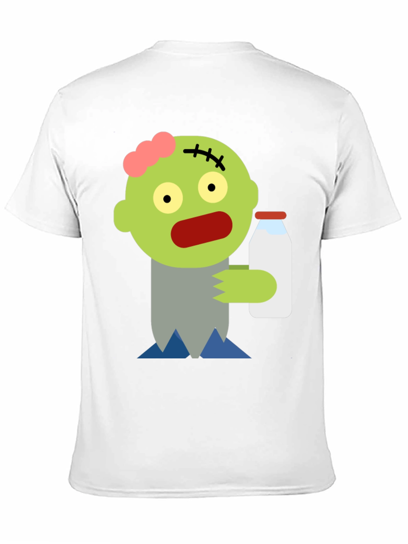 Black Zombie Milk T-Shirt - Spooky Fun! view 11