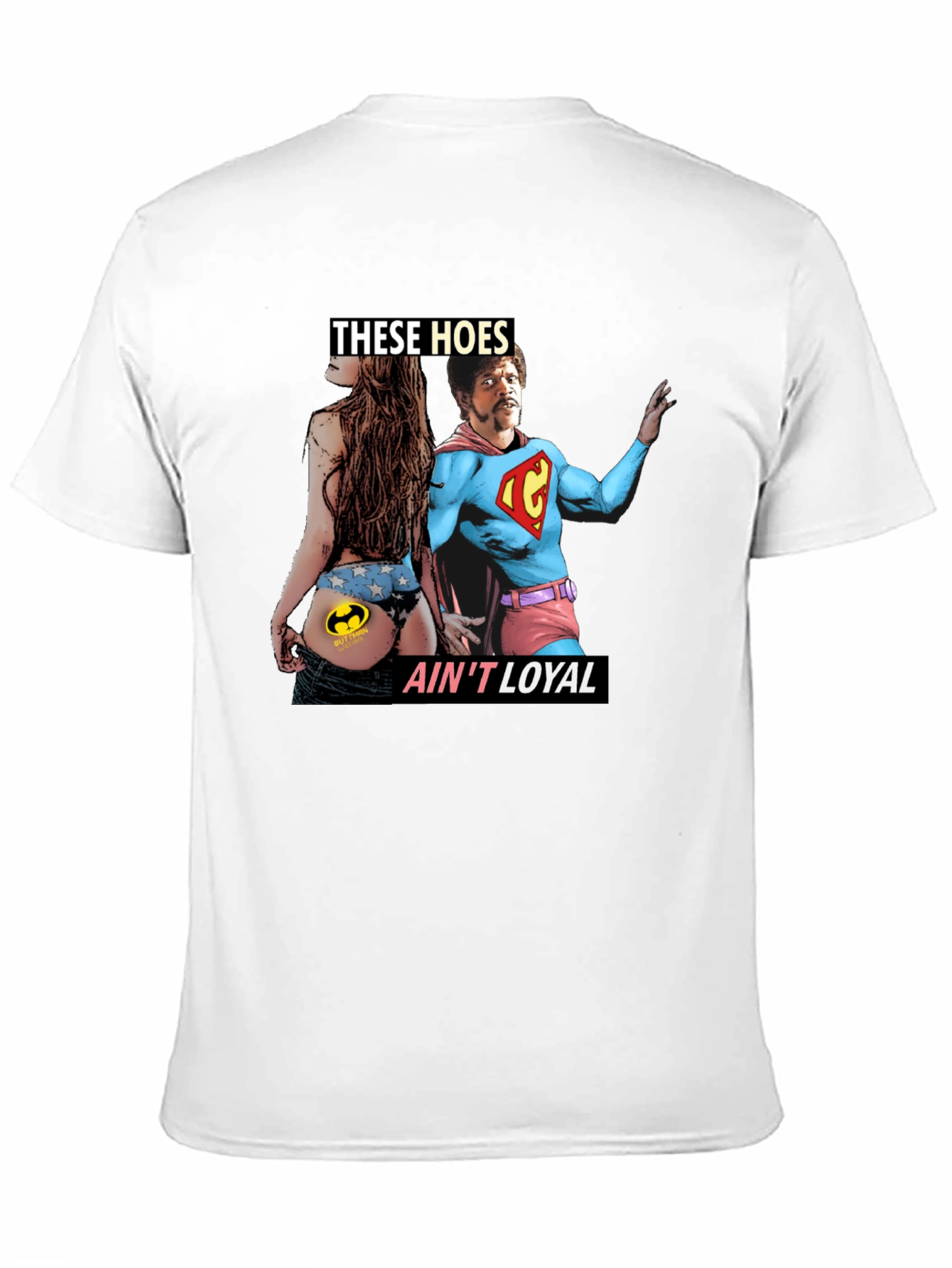 Black These Hoes Ain't Loyal Graphic Tee view 11