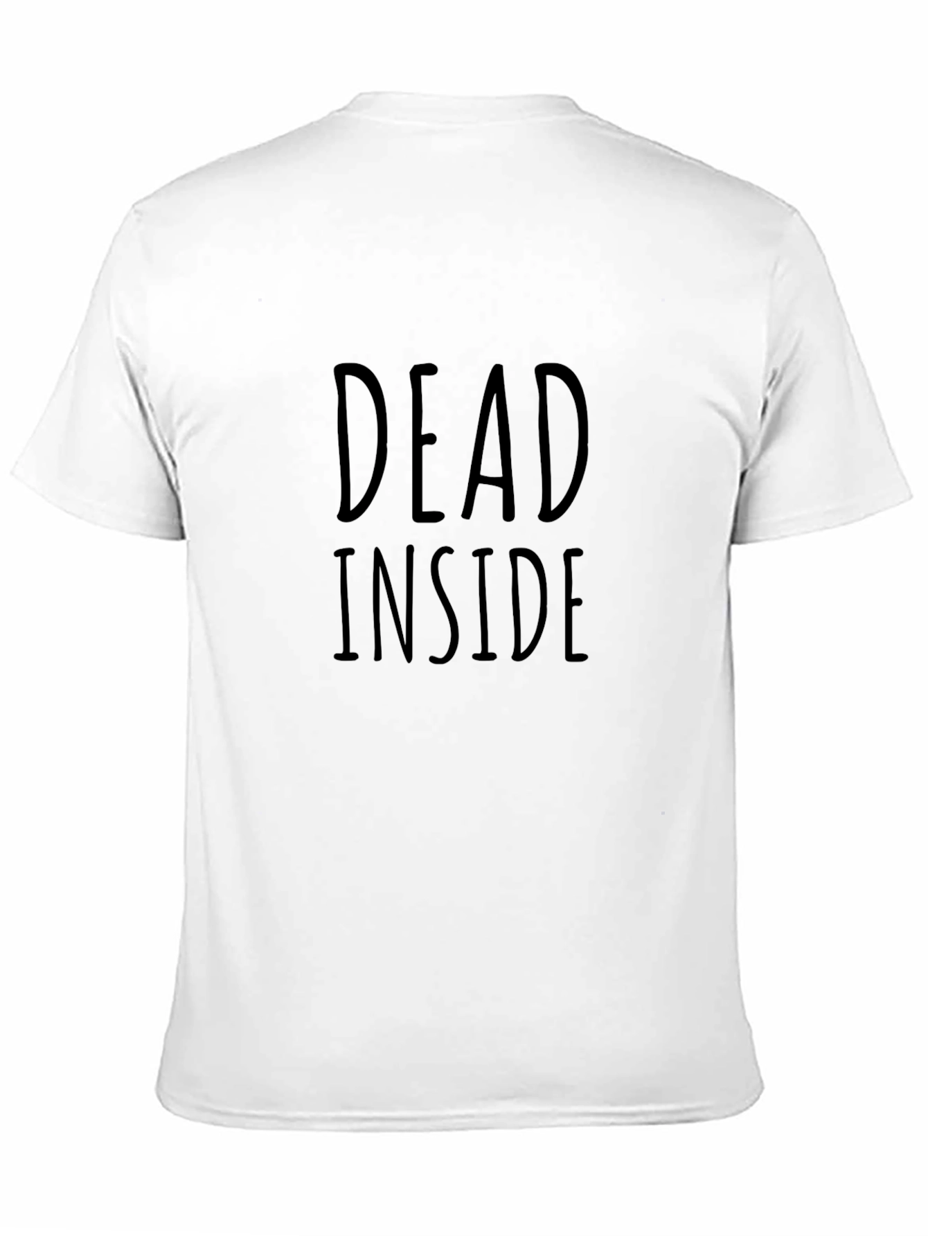 Black Dead Inside Graphic Print T-Shirt view 11