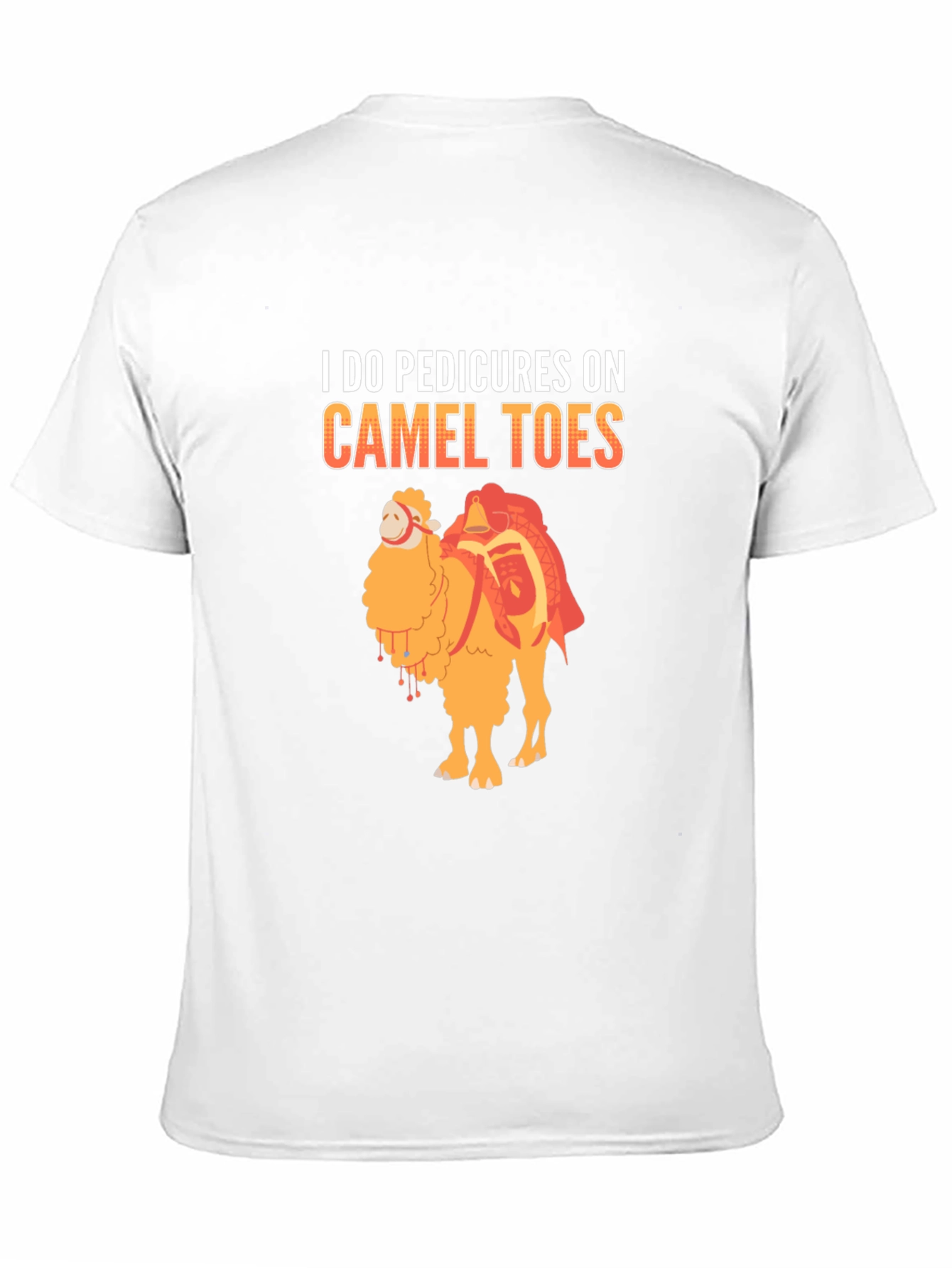 Black Pedicure Camel Toes Funny Graphic T-Shirt view 11