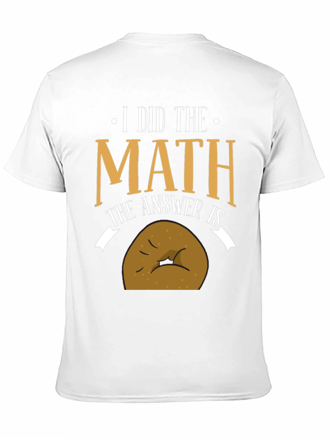 Black Math Potato Funny T-Shirt view 11