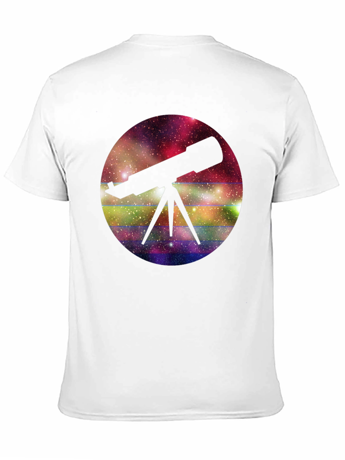Black Telescope Galaxy T-Shirt - Explore the Universe view 11