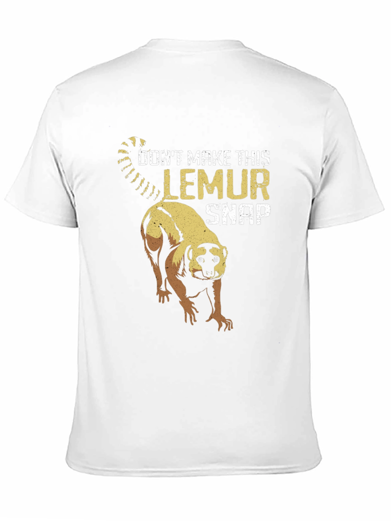 Black Don't Make This Lemur Snap T-Shirt view 11