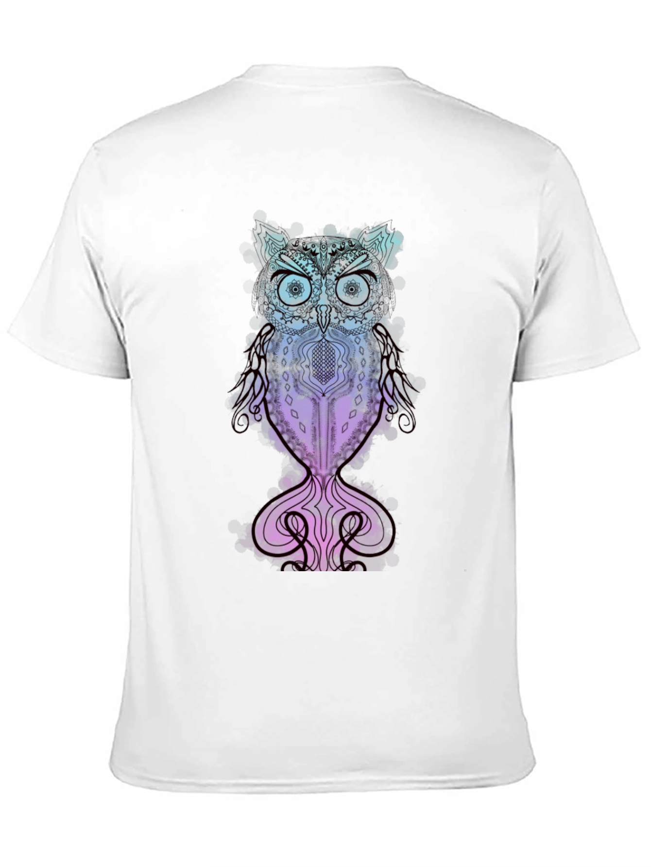Black Owl Graphic T-Shirt - Unique Design view 11