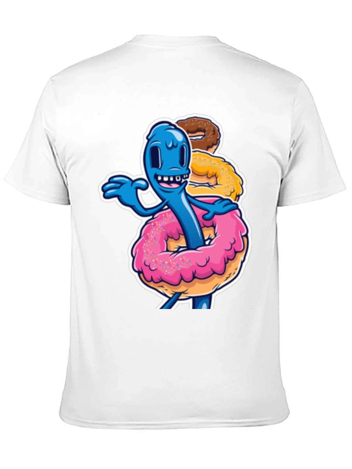 Black Donut Monster Graphic Tee - Fun & Unique Design view 11