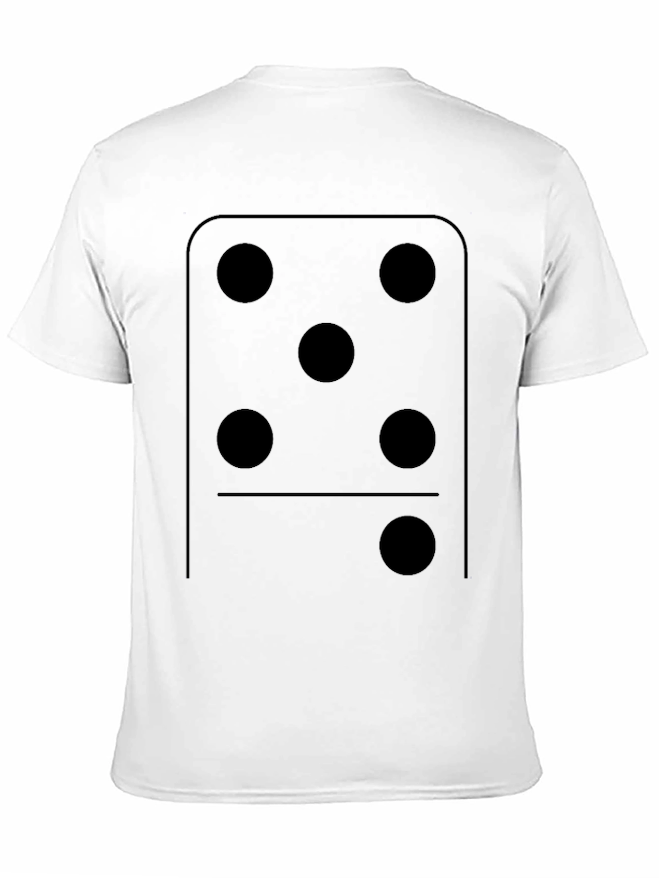 Black Domino Five T-Shirt - Classic Design view 11