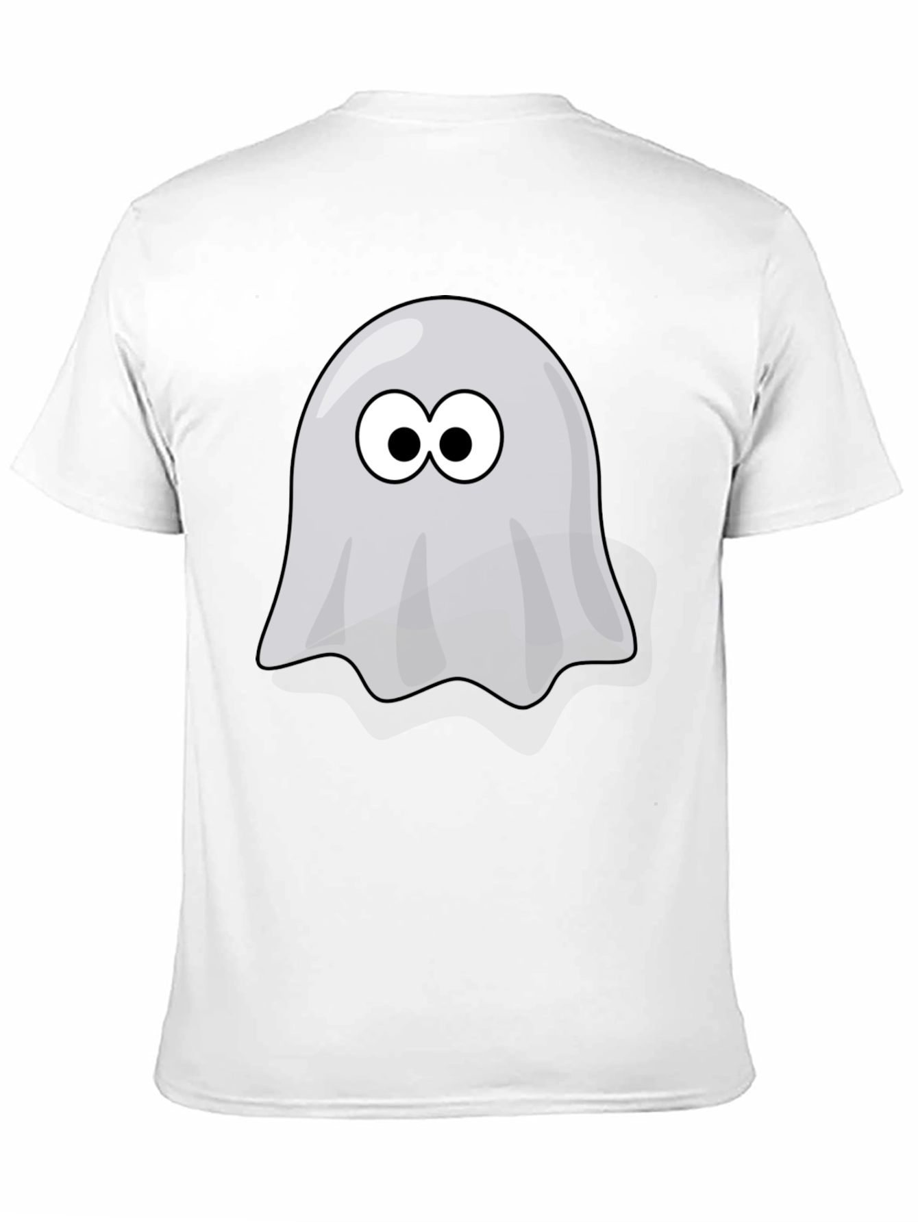 Black Ghost Graphic T-Shirt - Spooky Season Style! view 11