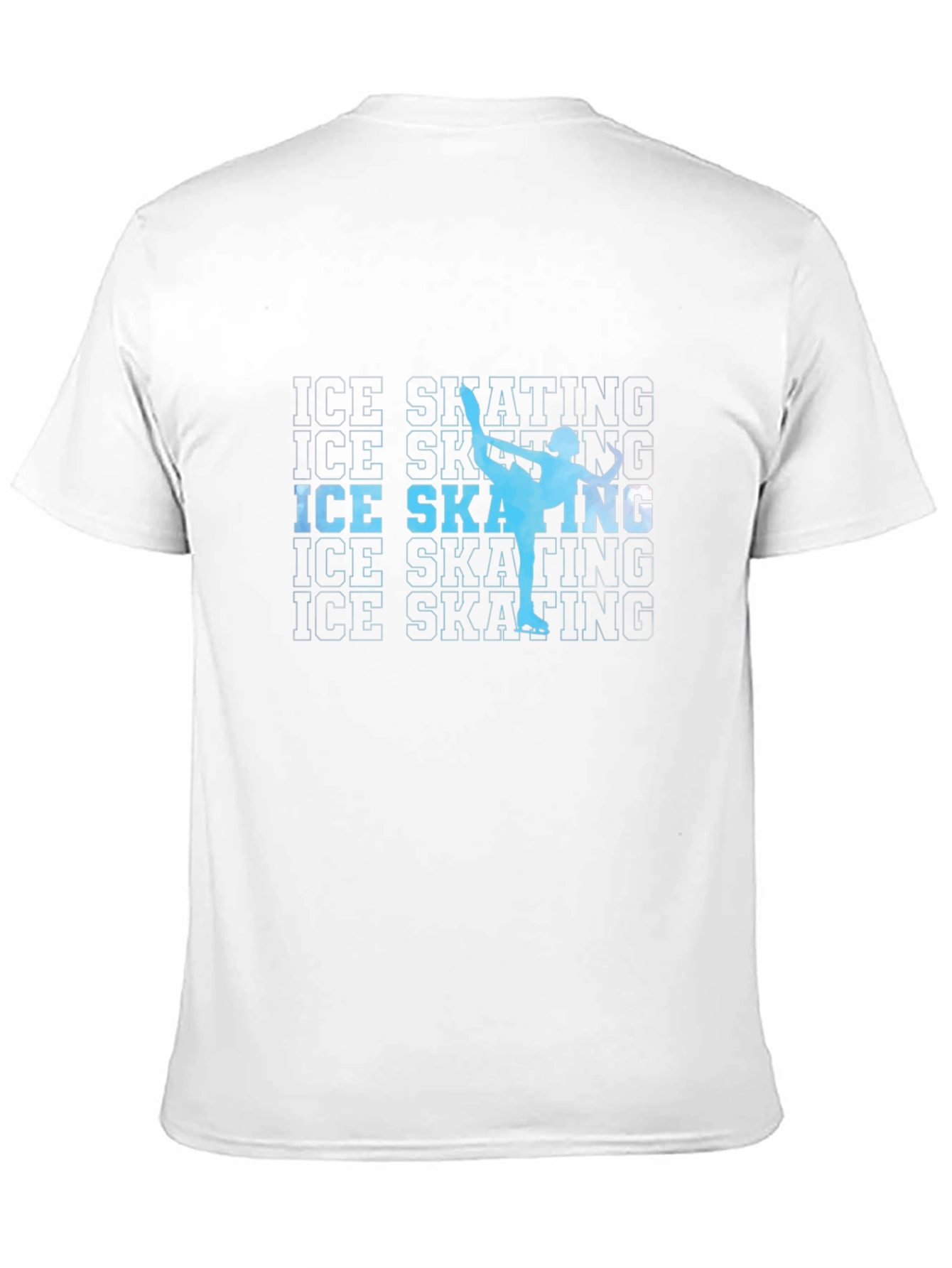 Ice Skating Silhouette Graphic T-Shirt - 11