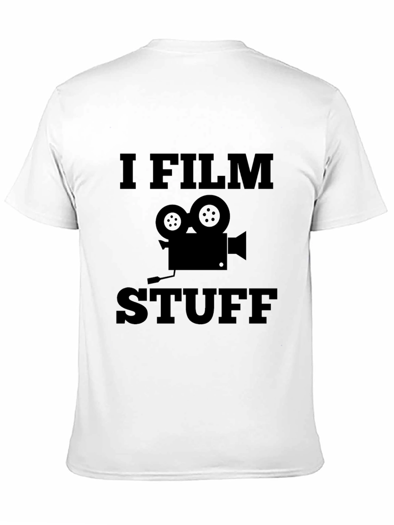 Black I Film Stuff T-Shirt - Filmmaker Tee view 11