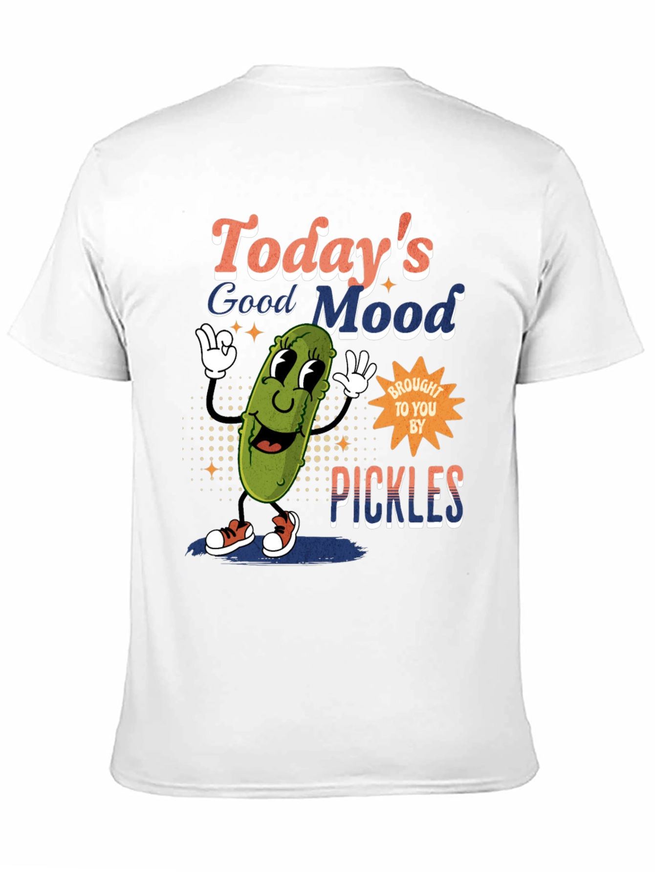 Black Funny Pickle Graphic T-Shirt - Today's Good Mood view 11