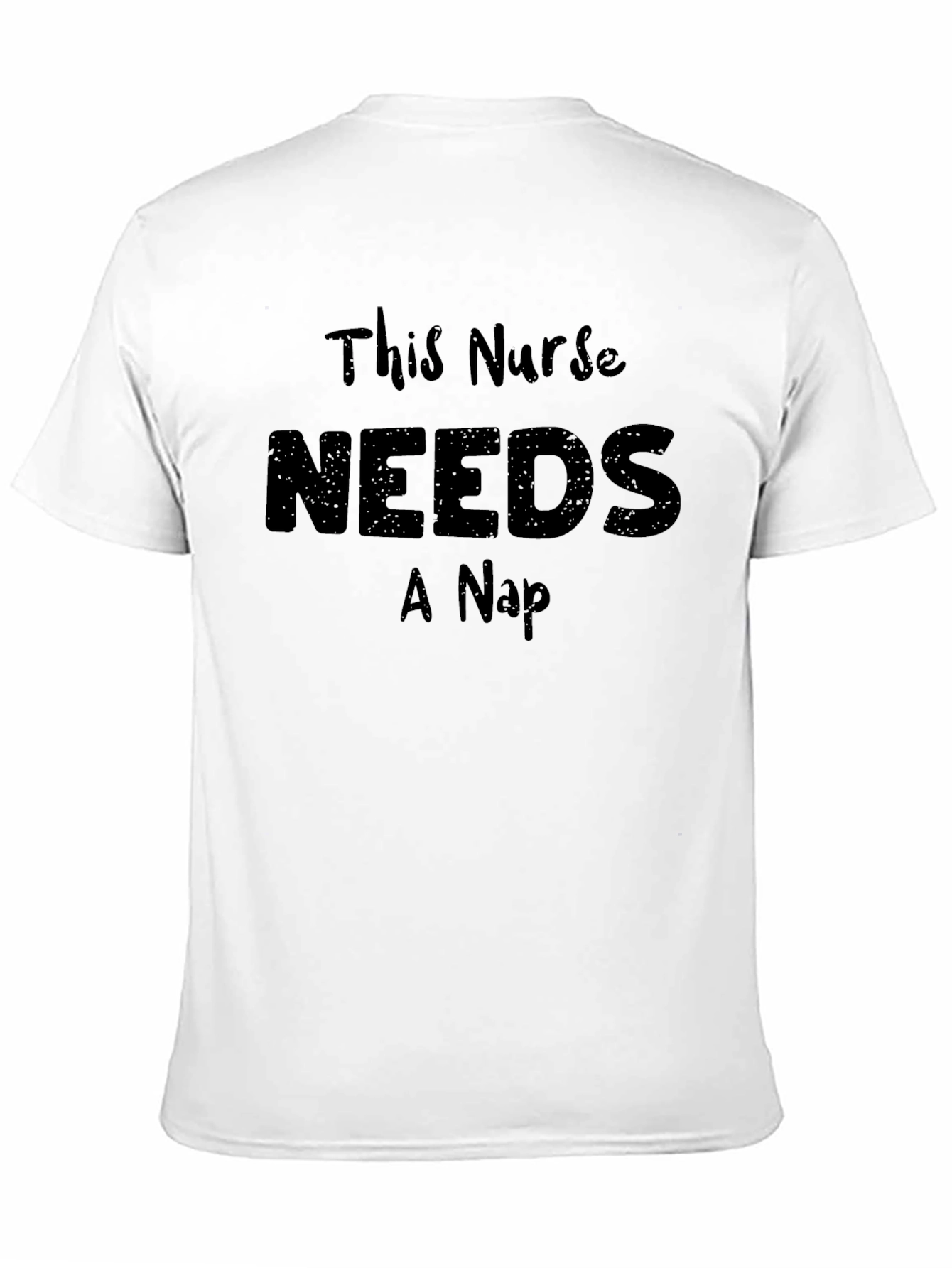 Black This Nurse Needs a Nap - Funny T-Shirt view 11