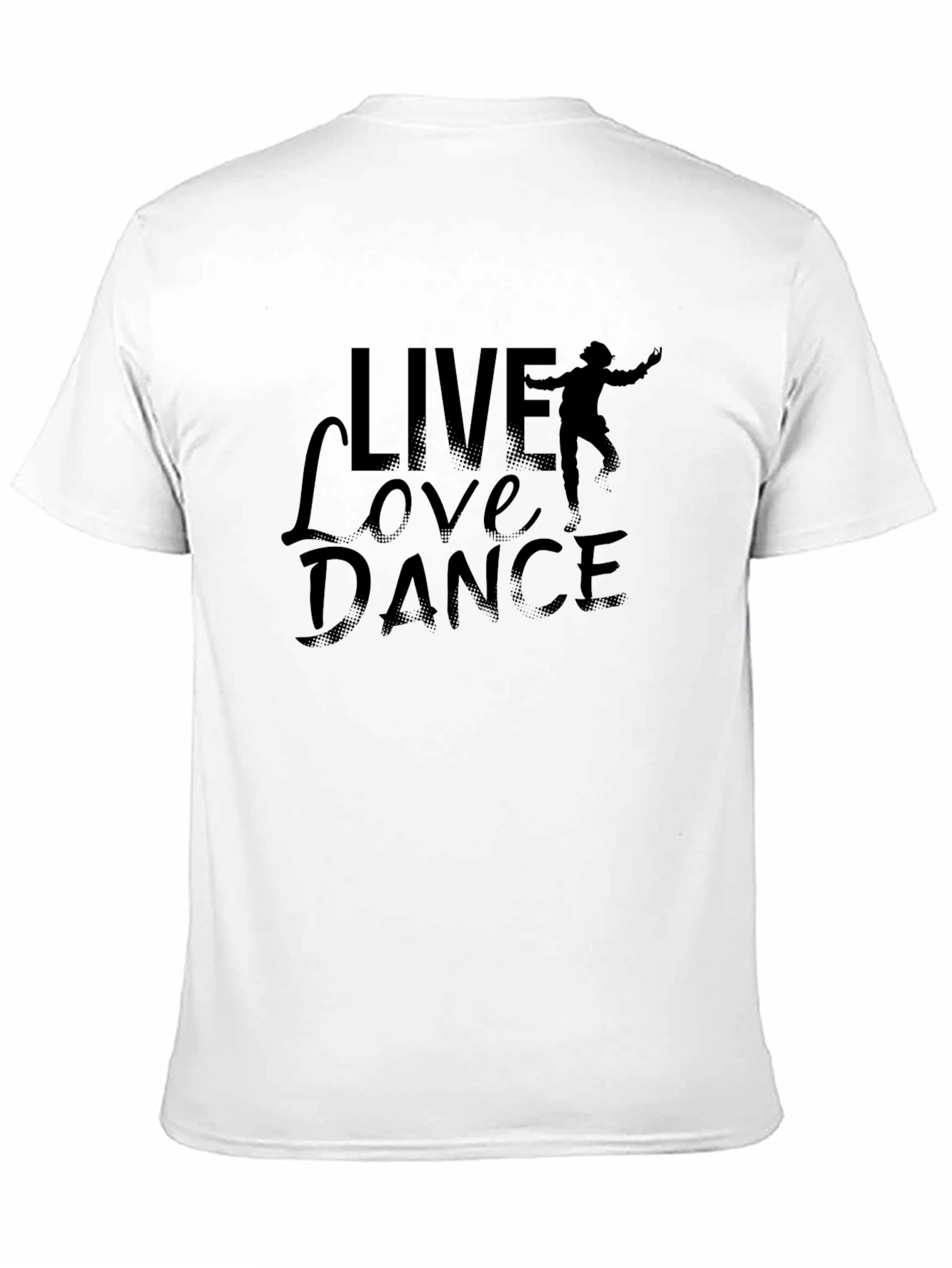 Black Live Love Dance Black T-Shirt view 11