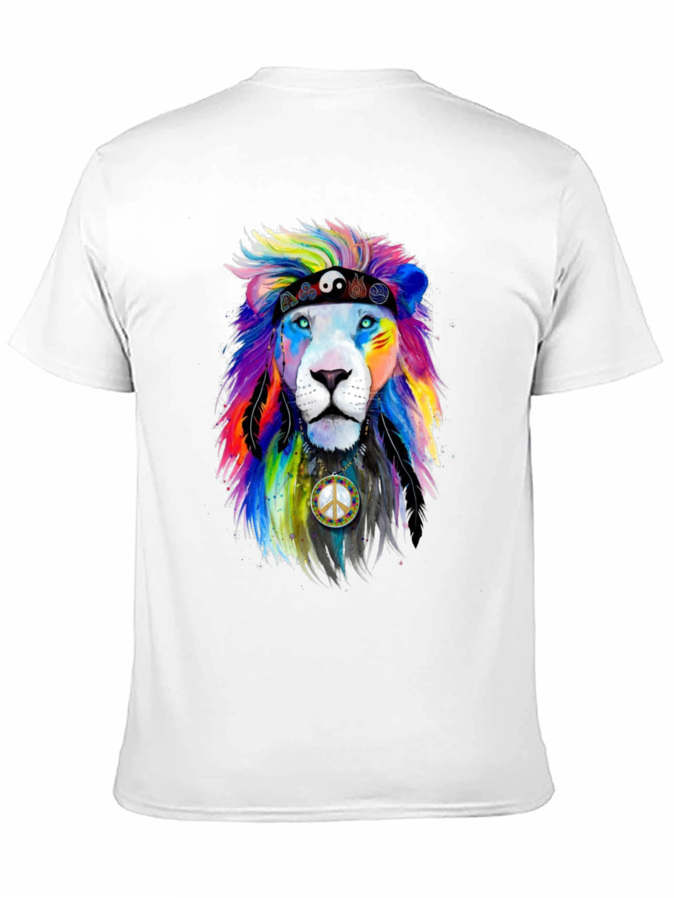 Rainbow Lion Peace T-Shirt - 11