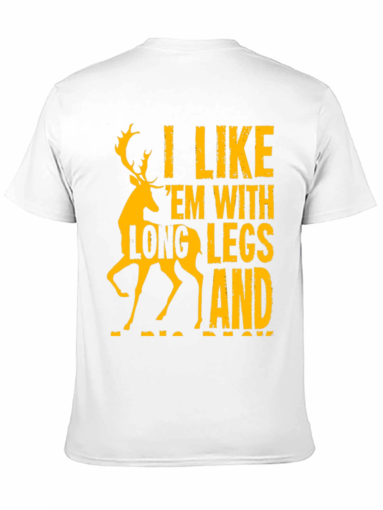 Black Deer Long Legs Graphic T-Shirt view 11