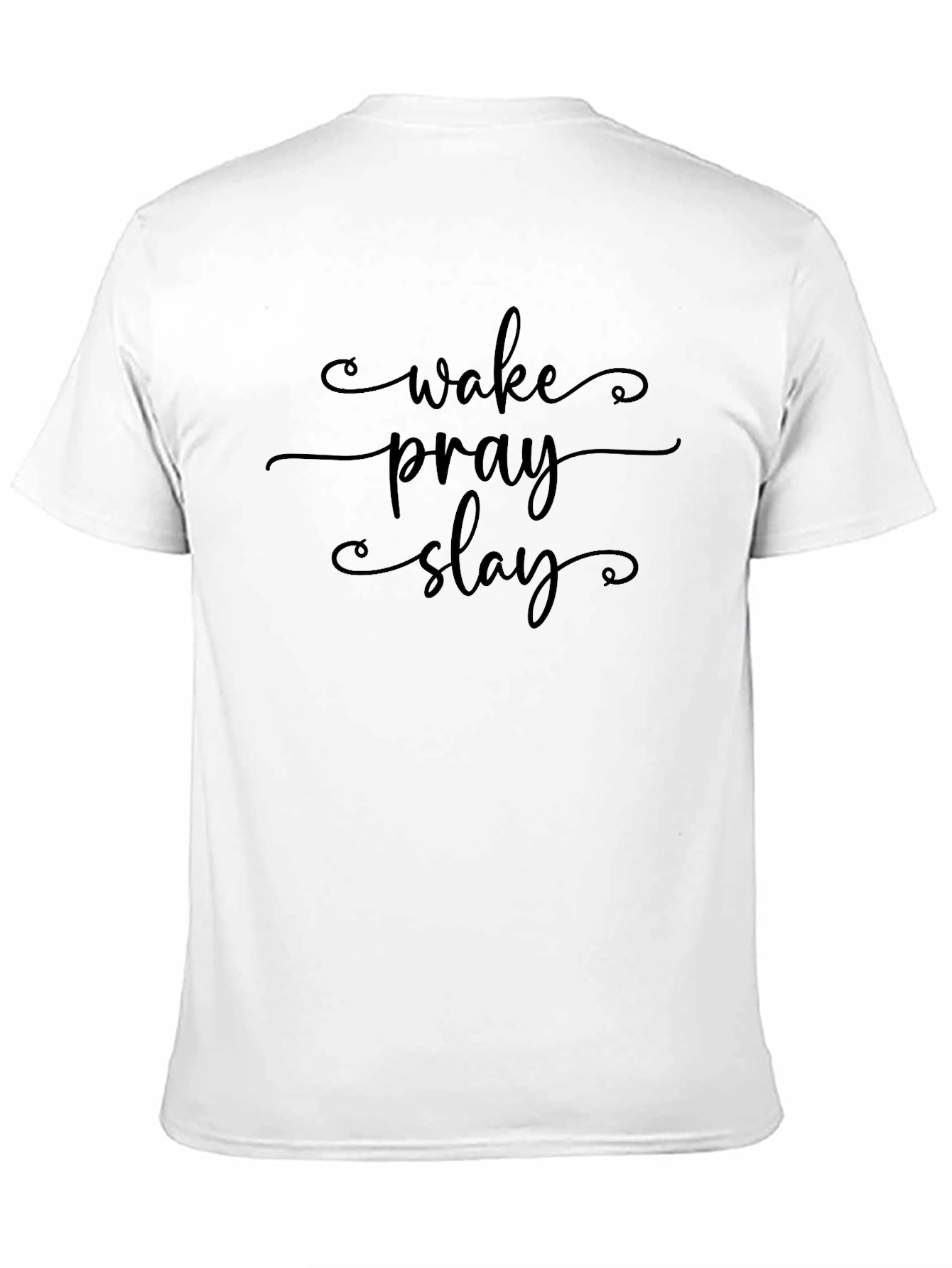 Black Wake Pray Slay Graphic Tee - Stylish & Comfortable view 11