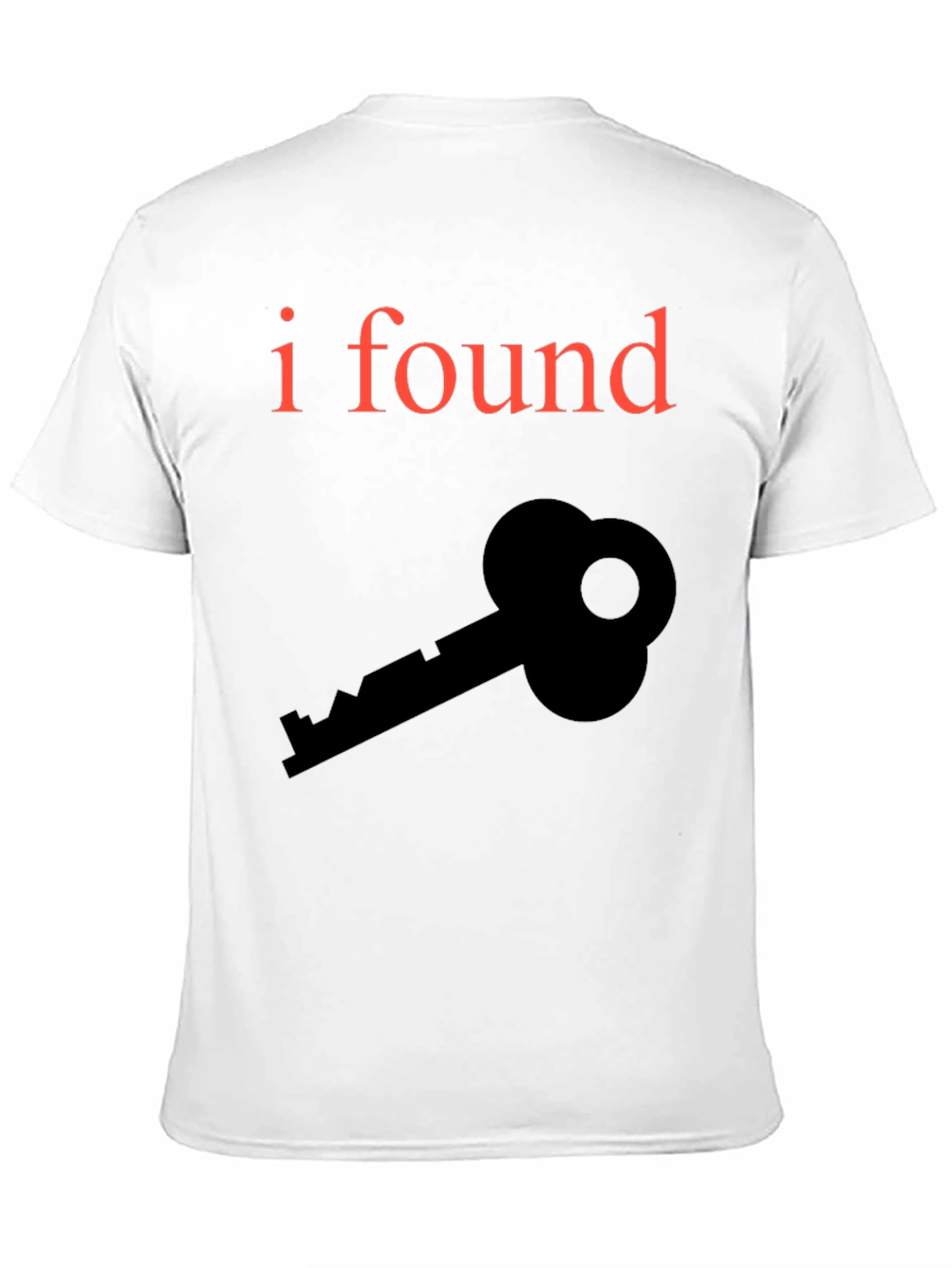 Black I Found a Key Graphic T-Shirt - Black view 11