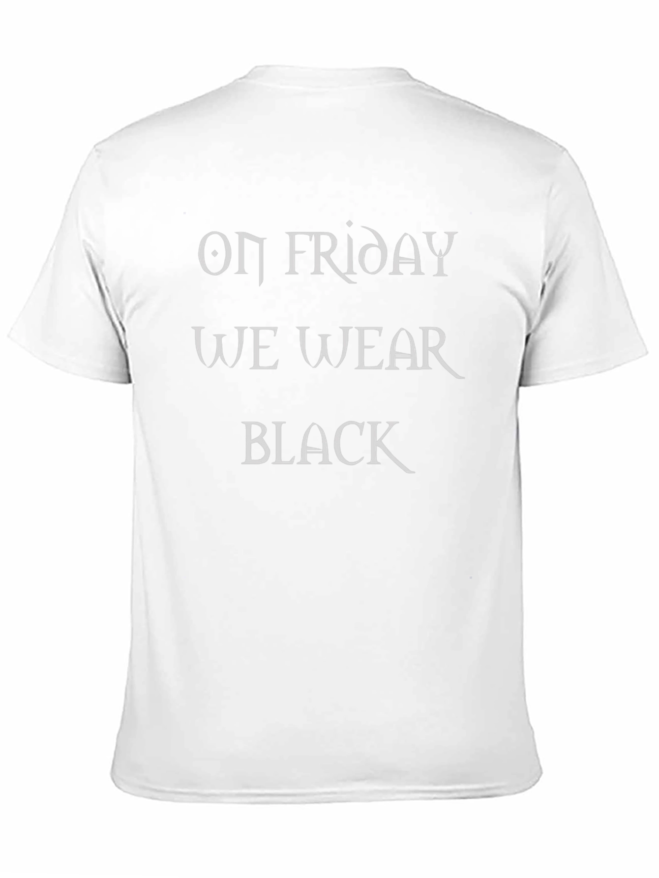Black On Friday We Wear Black Graphic Tee view 11