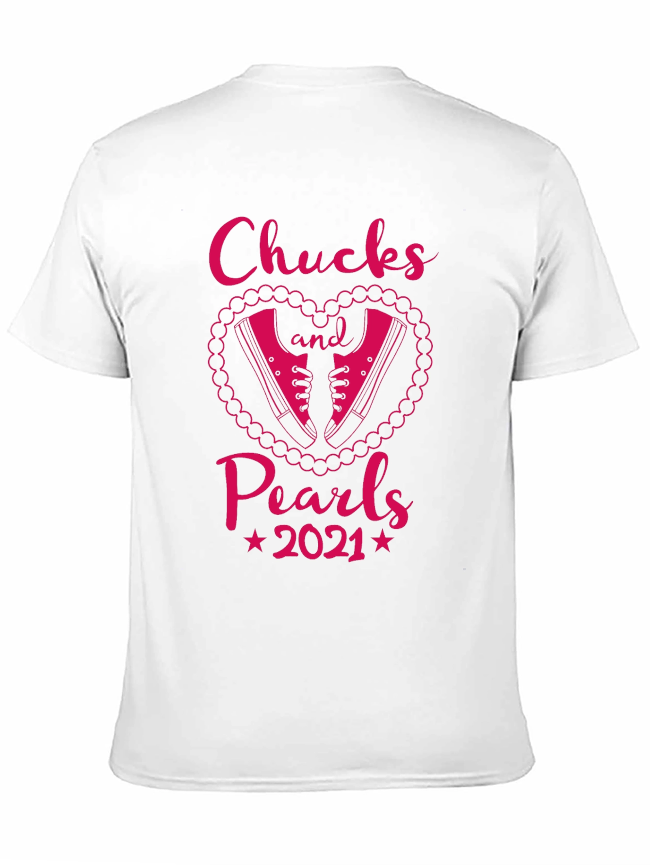 Black Chucks and Pearls 2021 Graphic T-Shirt view 11