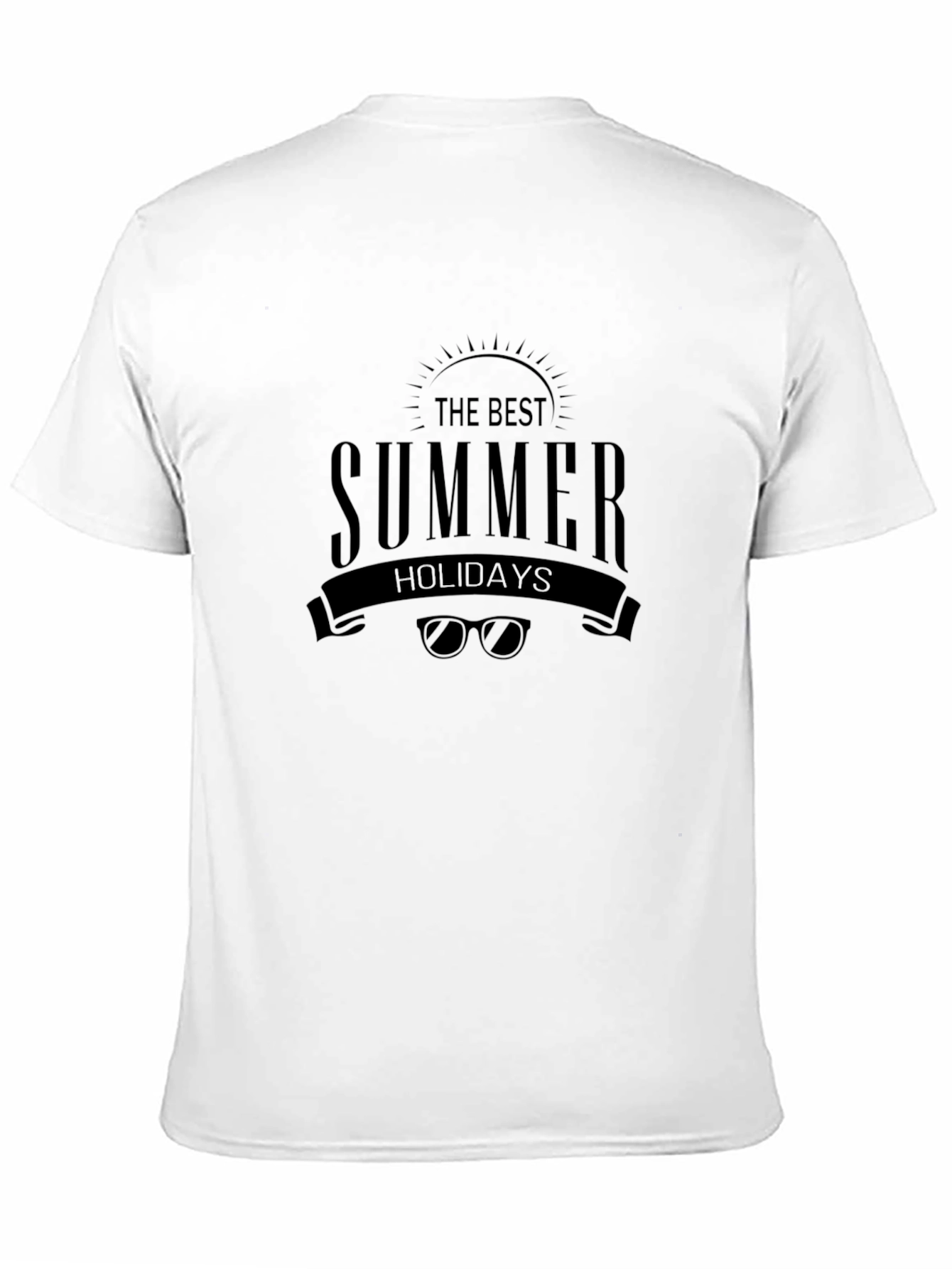 Black The Best Summer Holidays Black T-Shirt view 11