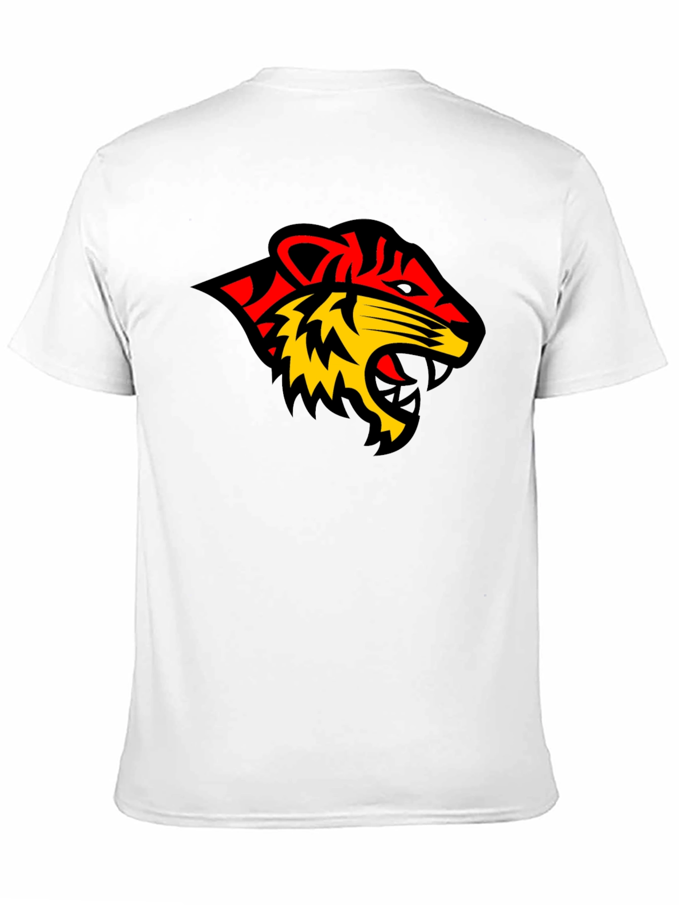 Black Black Tee with Bold Tiger Graphic view 11