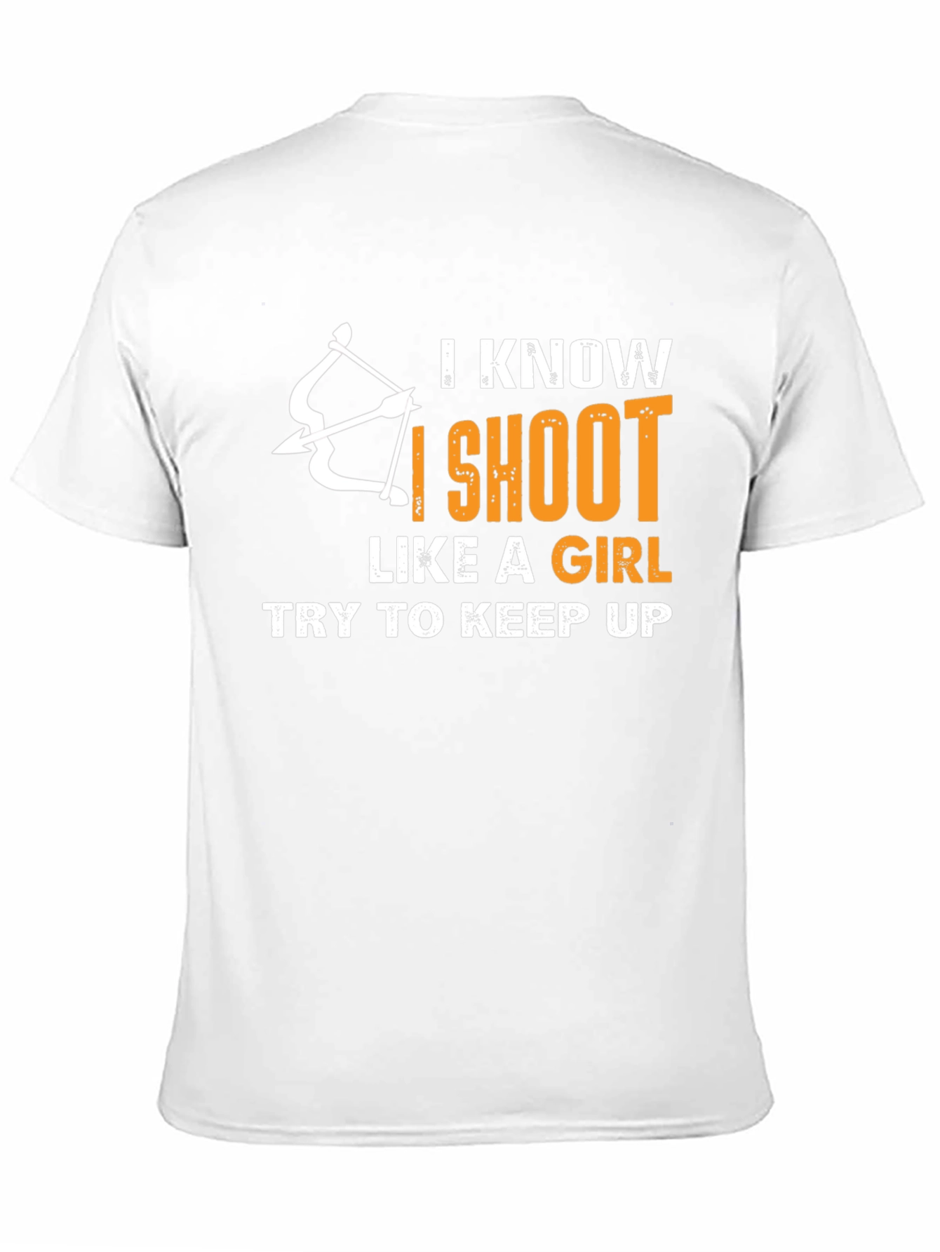 Black Archery Humor T-Shirt: I Shoot Like a Girl view 11