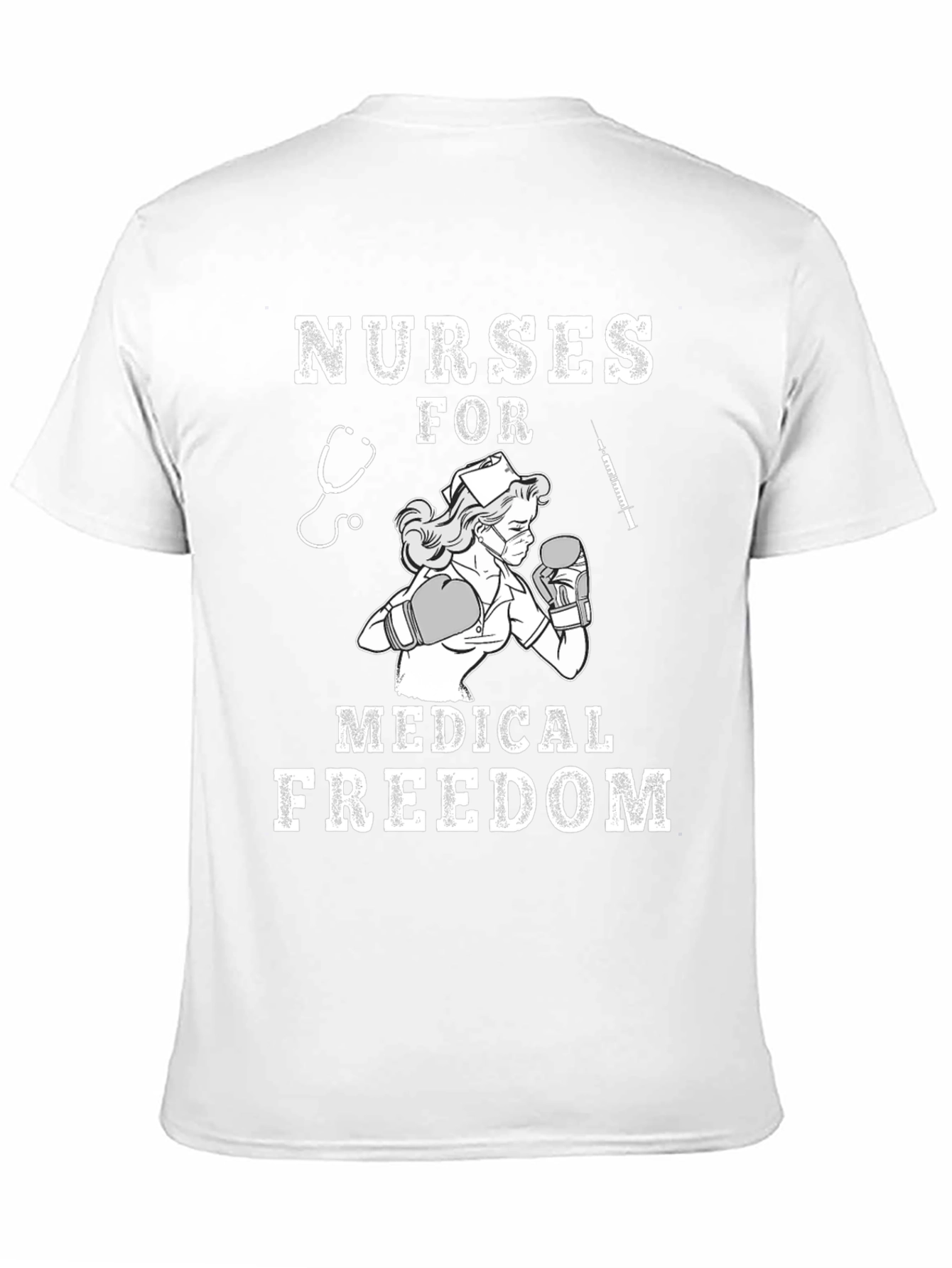 Black Nurses for Medical Freedom T-Shirt view 11