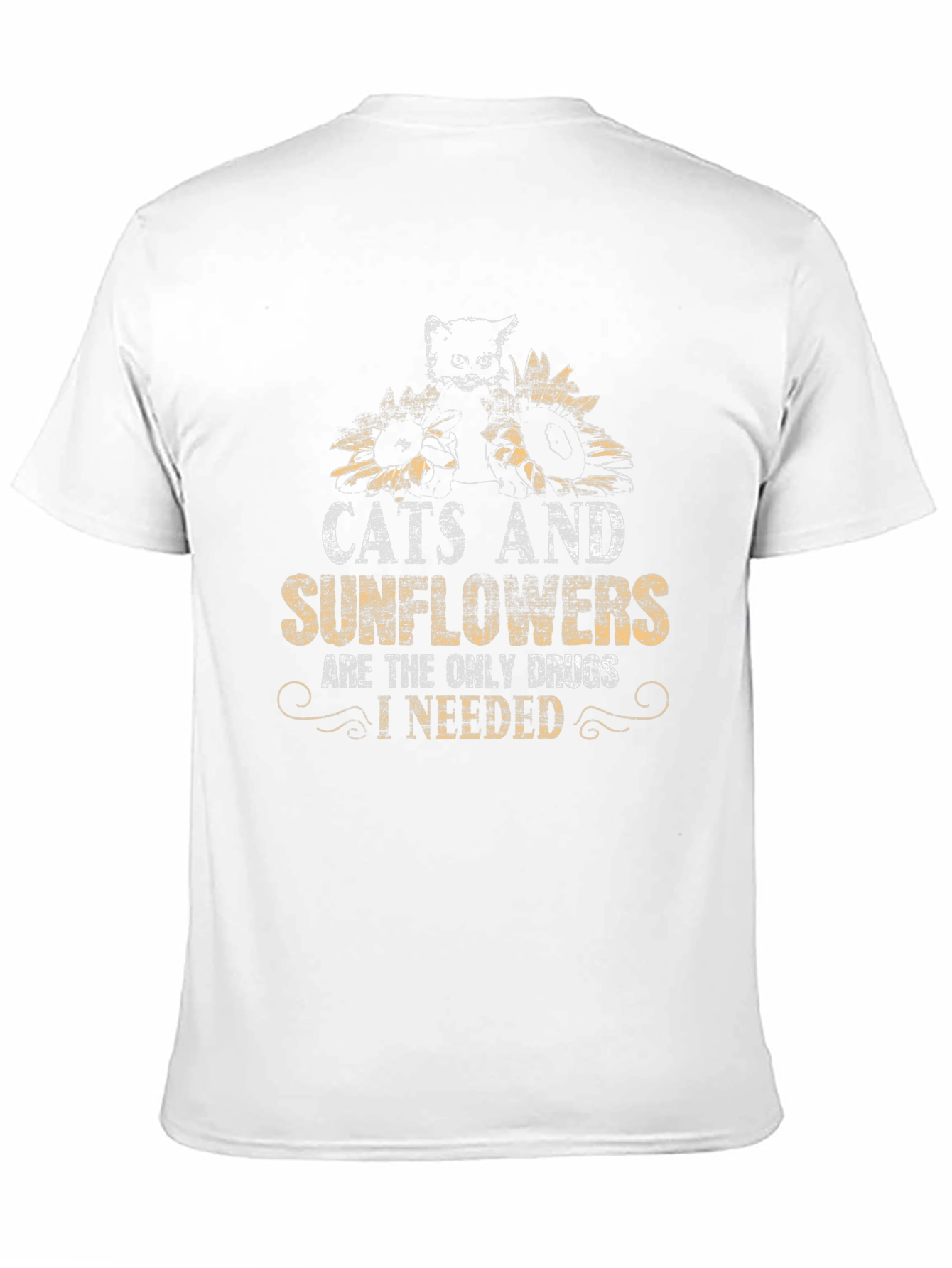 Black Cats and Sunflowers Graphic Tee - Unique Design view 11