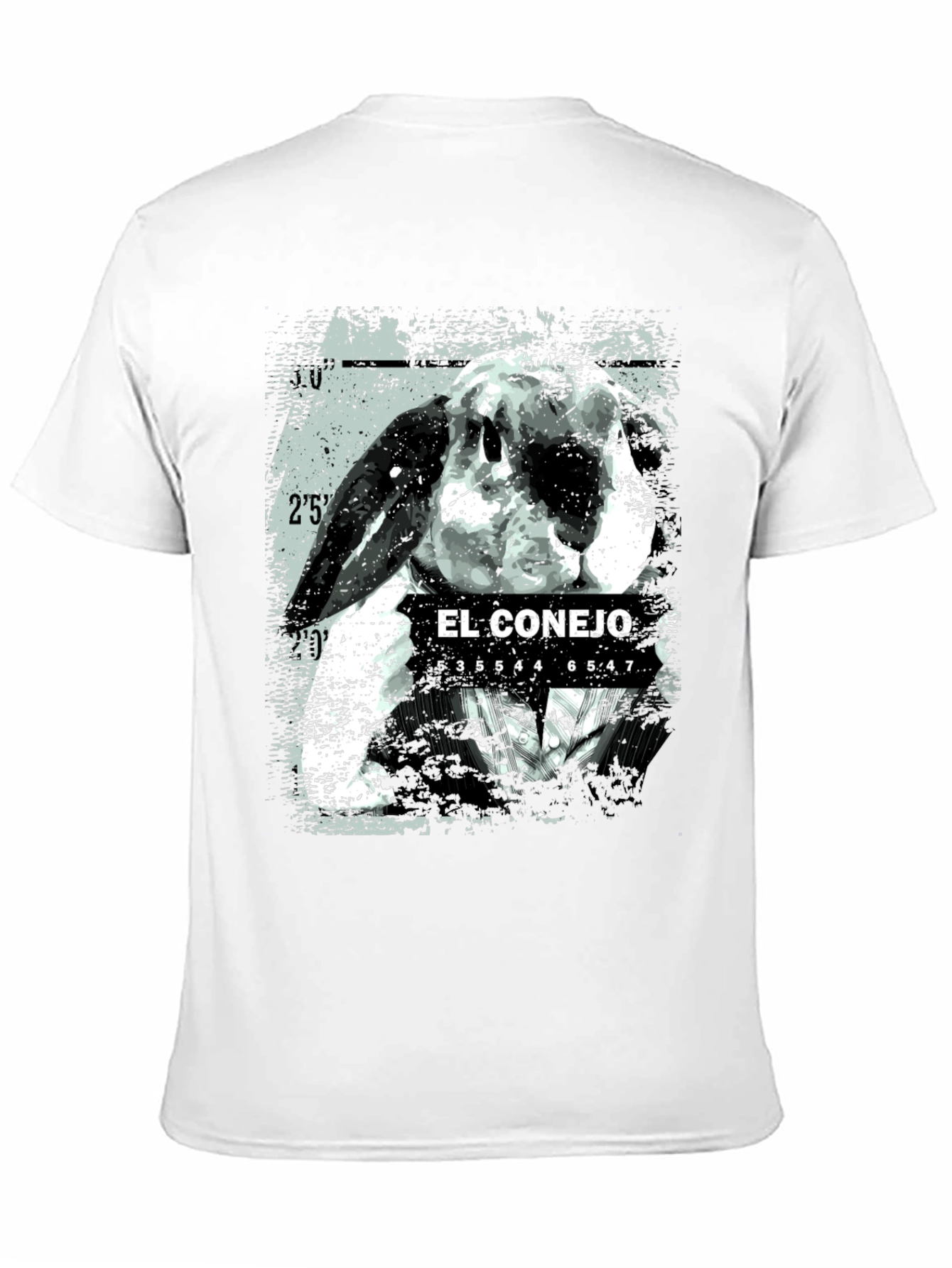 Black El Conejo Graphic T-Shirt - Black Cotton Tee view 11