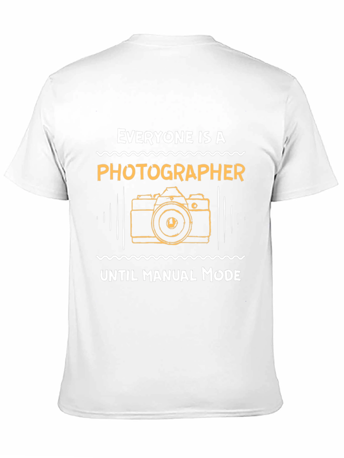 Black Photographer Manual Mode Graphic T-Shirt view 11