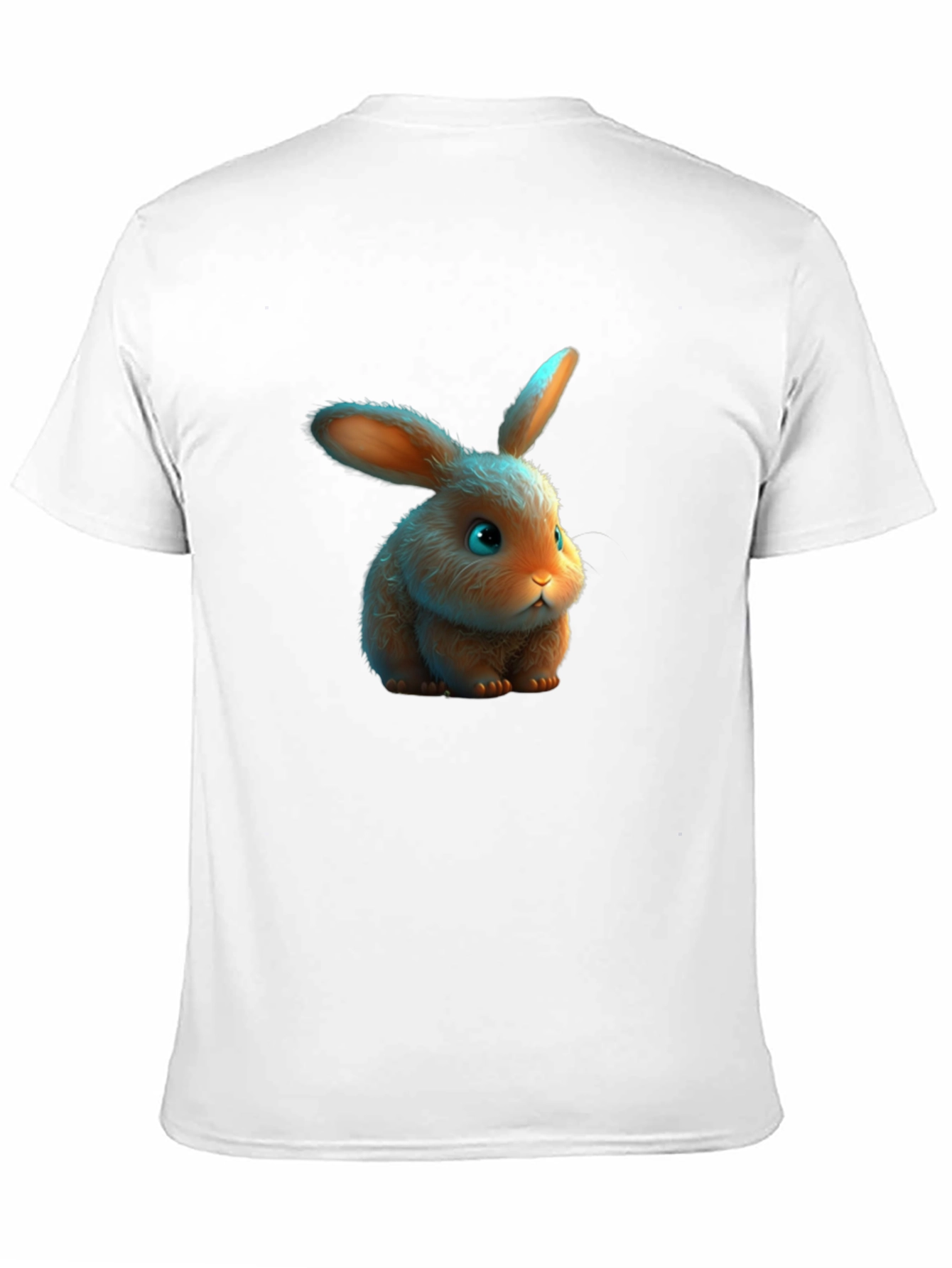 Black Cute Bunny Graphic T-Shirt view 11