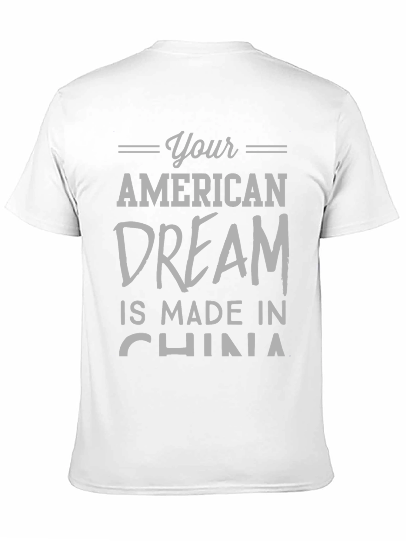 Black Your American Dream Made In China T-Shirt view 11
