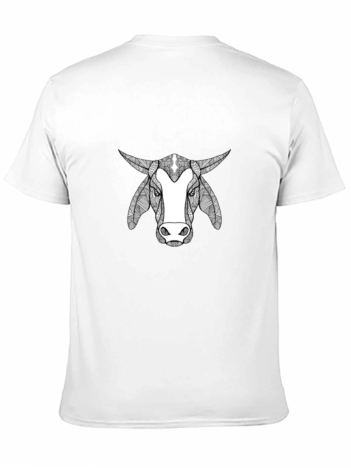 Black Bull Graphic Print Crew Neck T-Shirt view 11