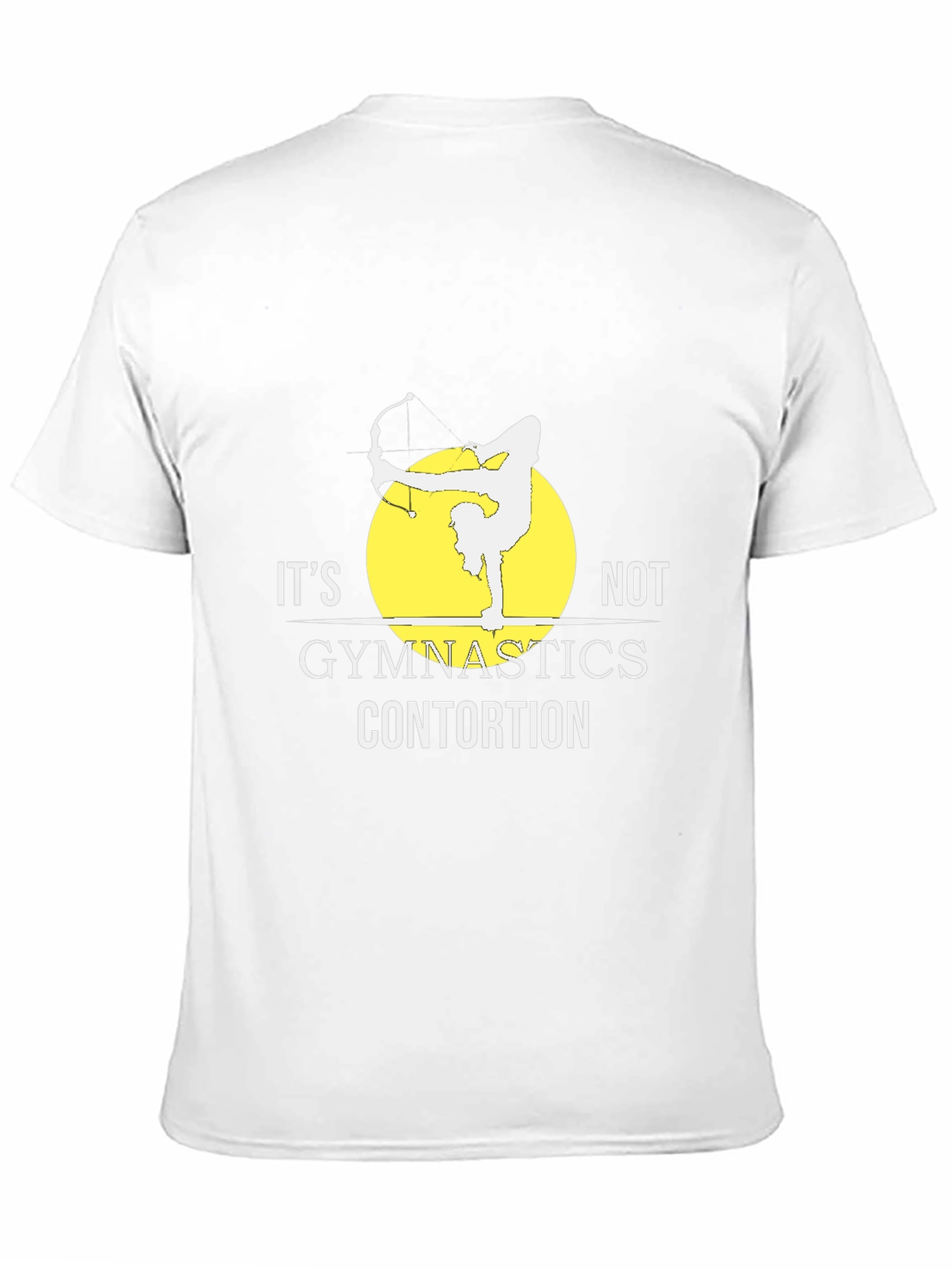 Black Funny Gymnastics Contortion T-Shirt for Athletic Training view 11