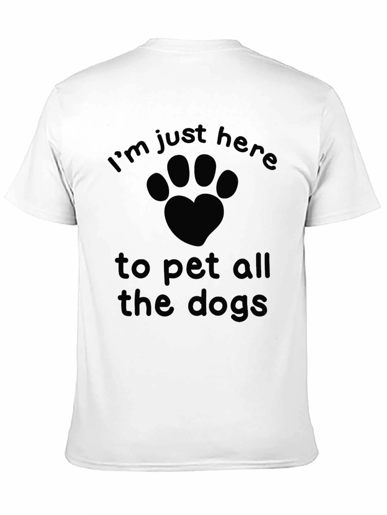 Black Pet All the Dogs Graphic Tee - Black Casual T-Shirt view 11