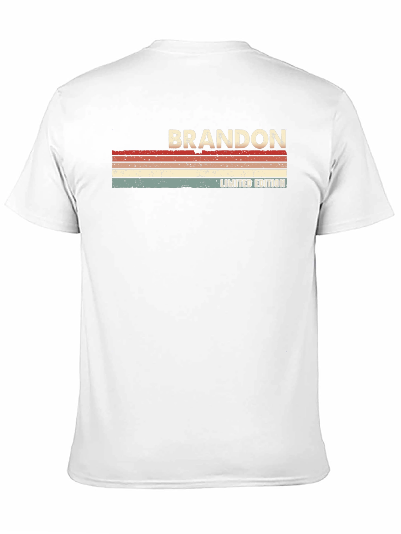 Black Brandon Limited Edition Retro T-Shirt view 11