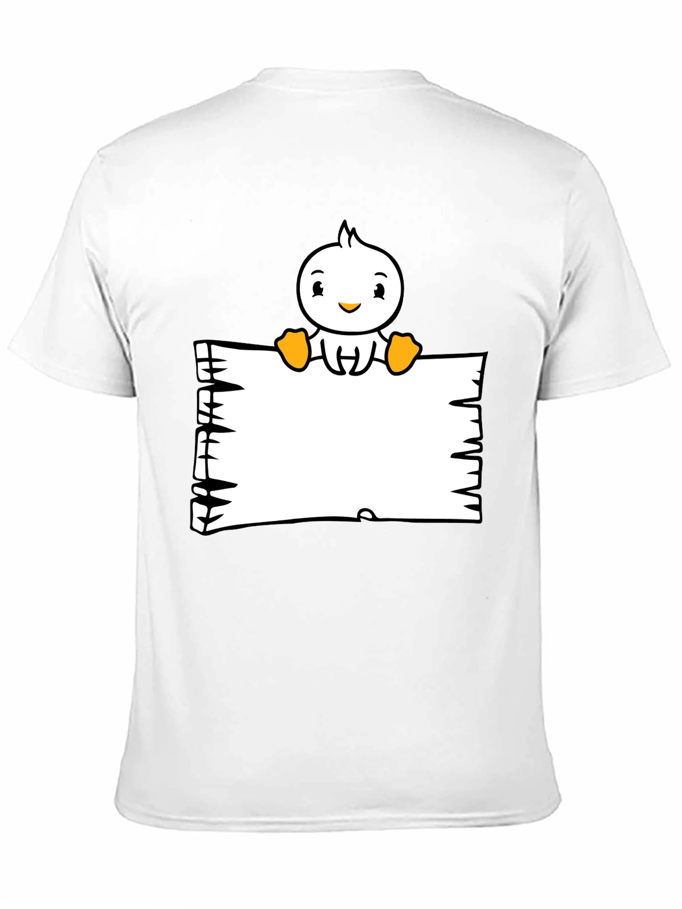 Black Duck Cartoon Graphic Black T-Shirt view 11