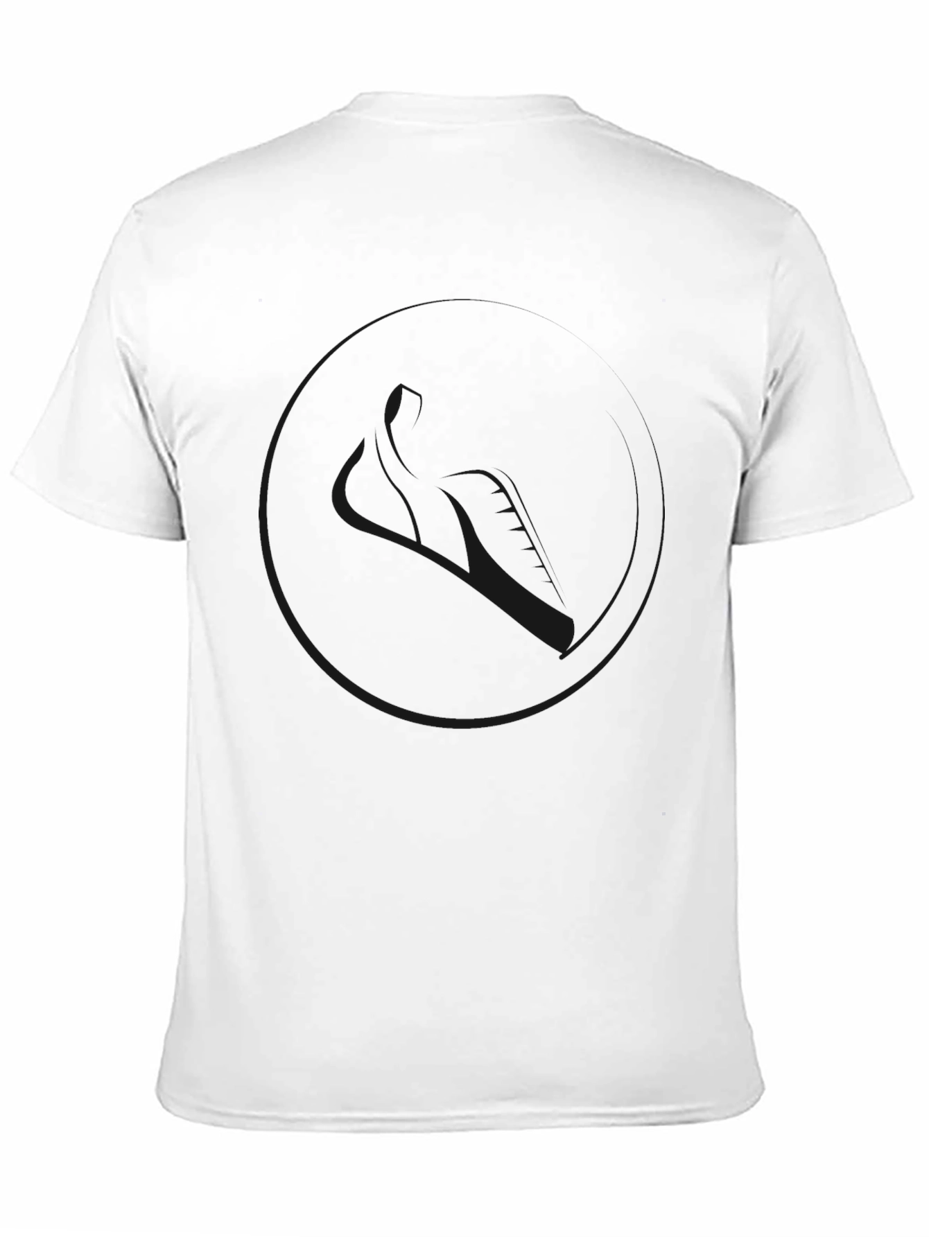 Black Men's Solid Black Crew Neck T-Shirt view 11