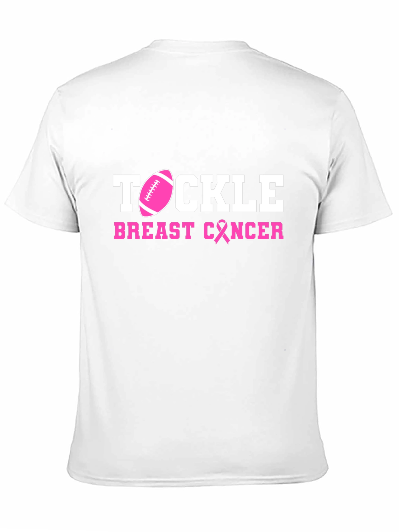 Black Tackle Breast Cancer Awareness T-Shirt view 11