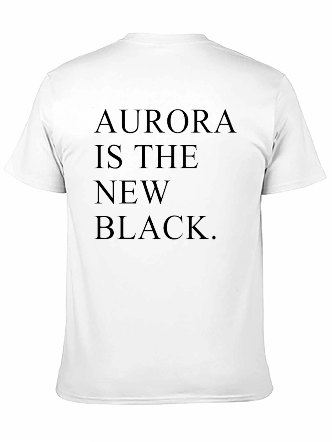 Black Aurora is the New Black Graphic Tee view 11