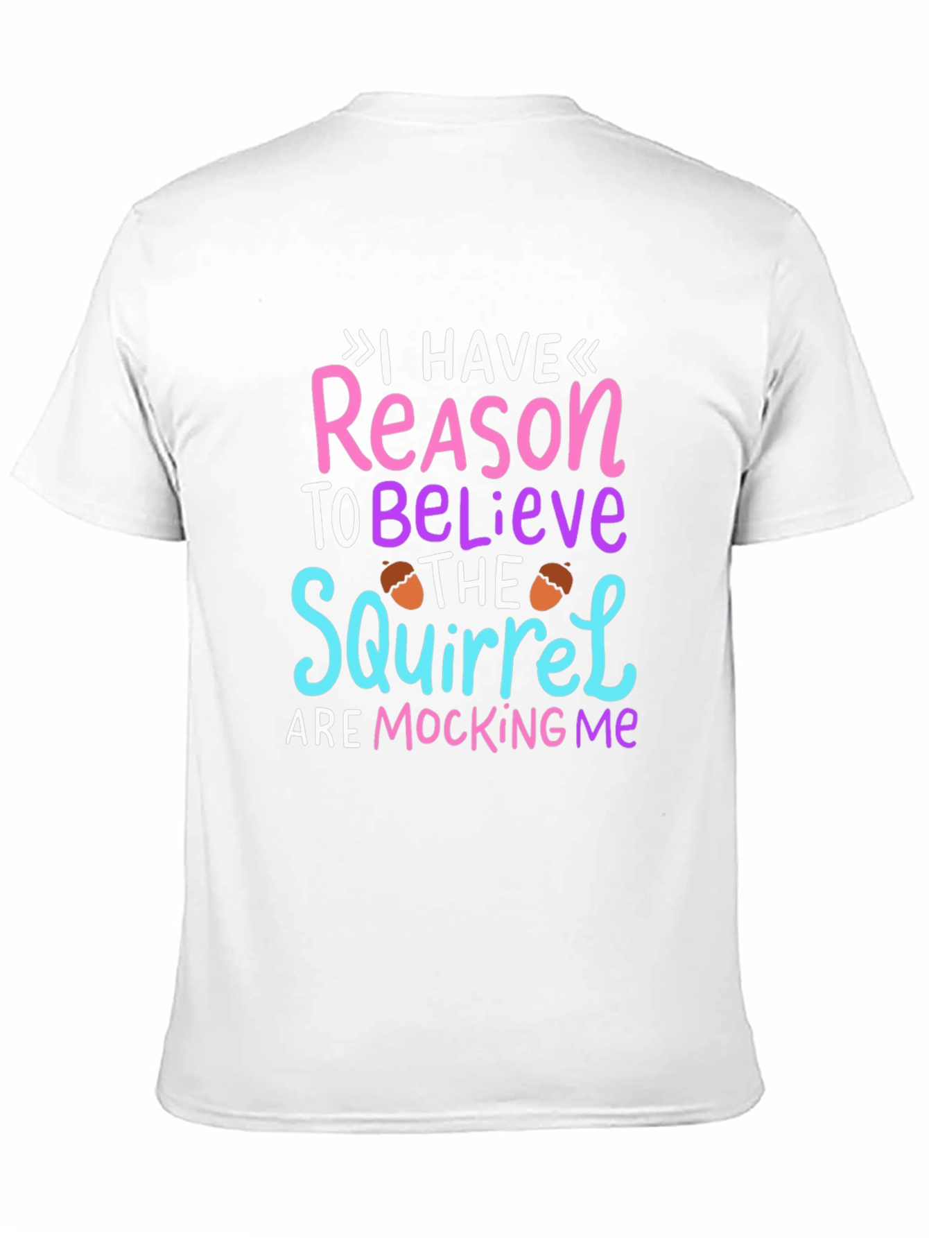 Black Squirrel Mocking Me Graphic Tee - Funny Novelty T-Shirt view 11