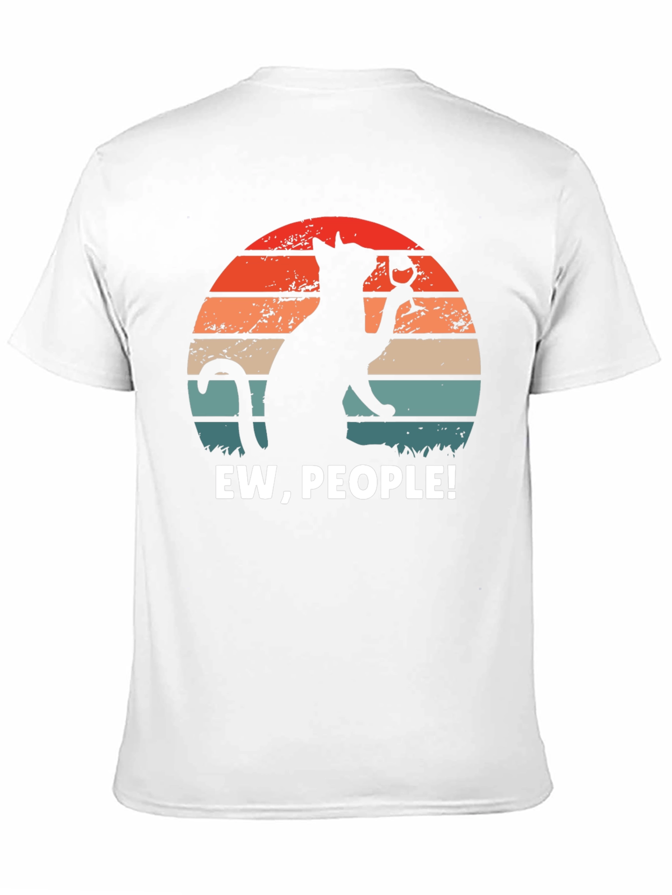 Black Ew People Cat Wine Graphic Tee view 11