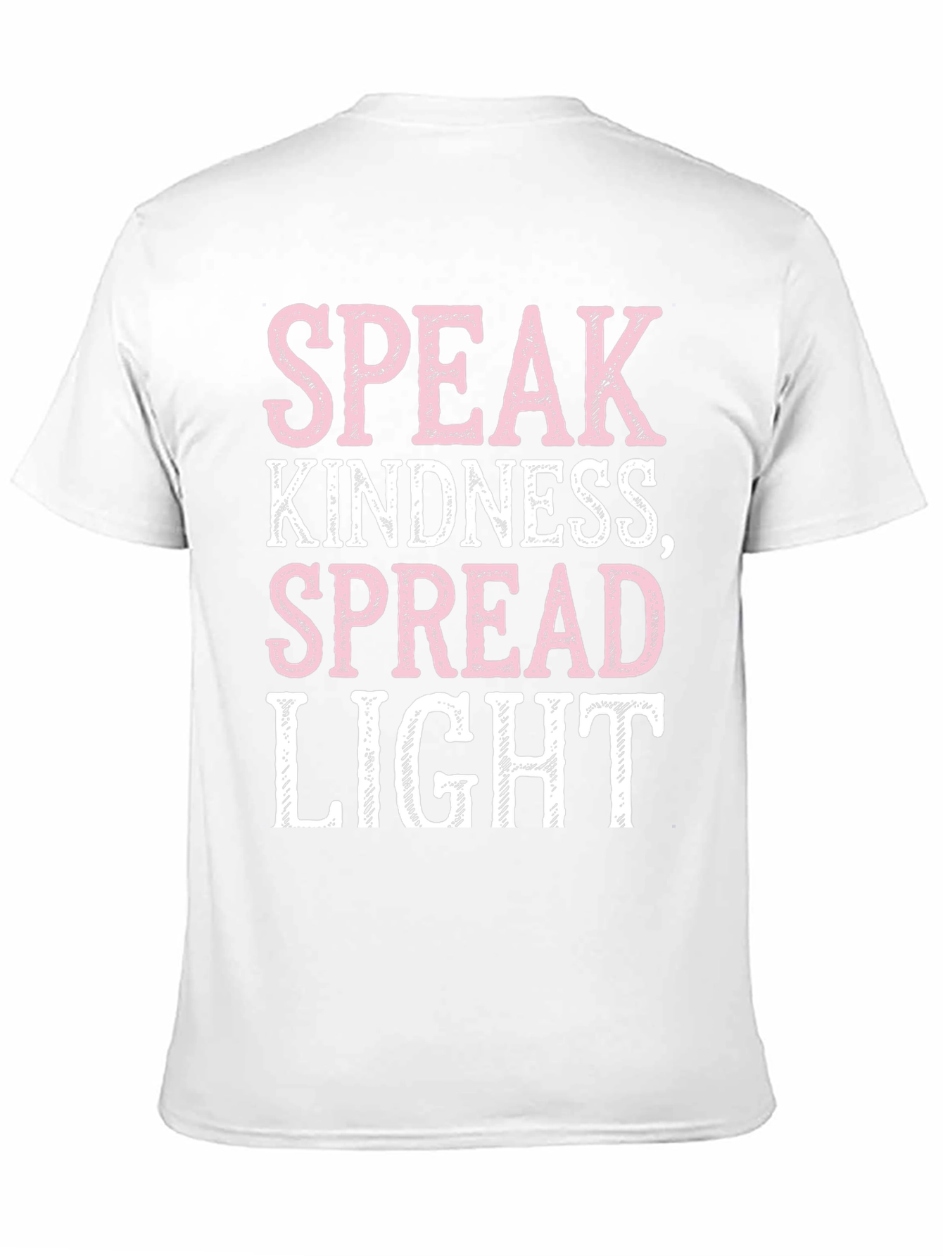Black Speak Kindness Graphic Tee - Spread Light Positive Vibes T-Shirt view 11