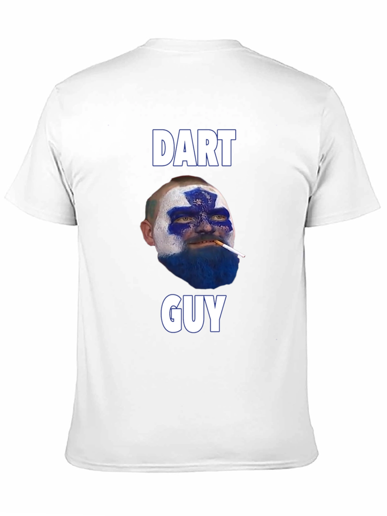 Black Dart Guy T-Shirt - Funny Graphic Tee view 11