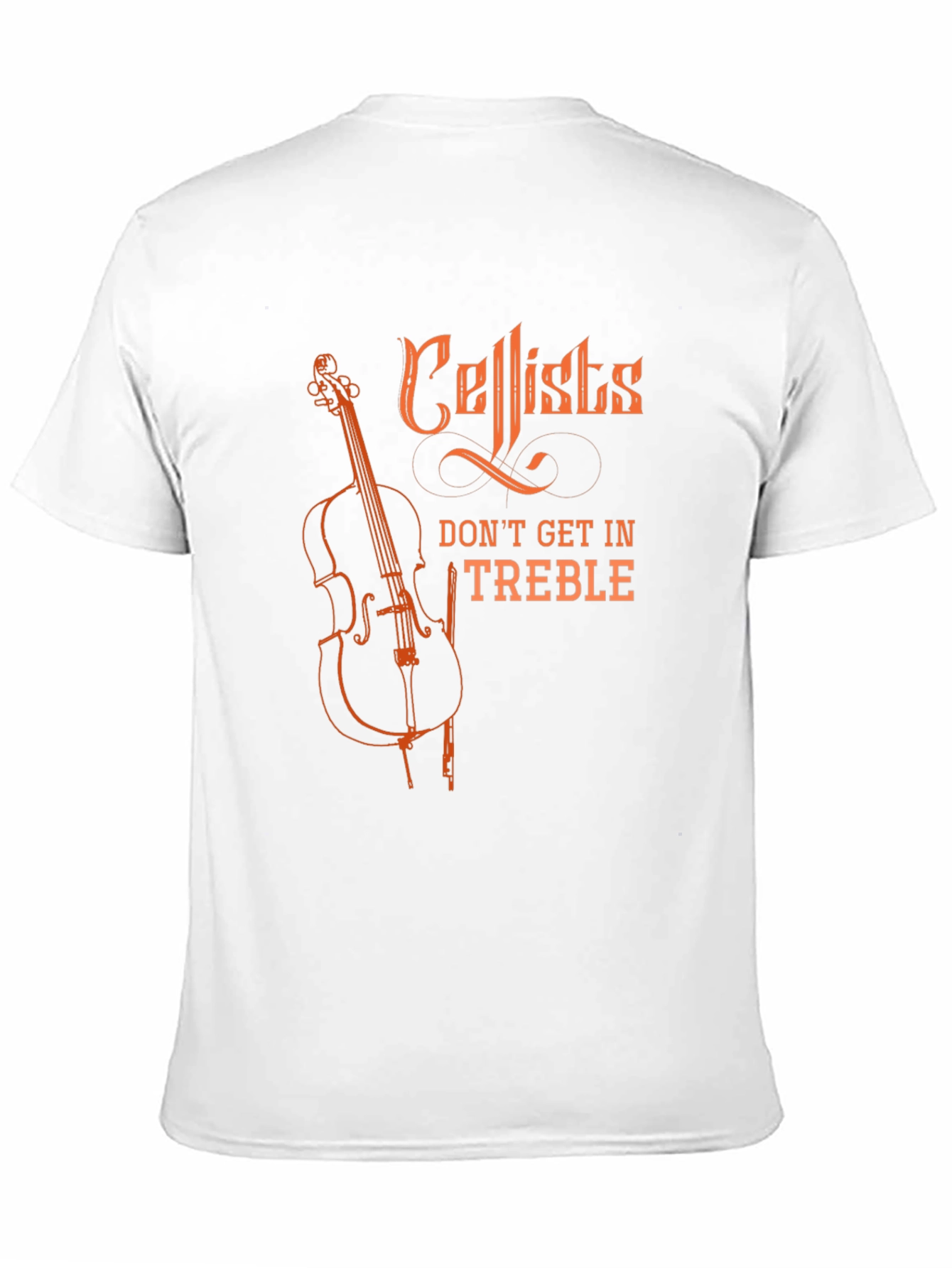 Black Cellists Don't Get in Treble T-Shirt view 11