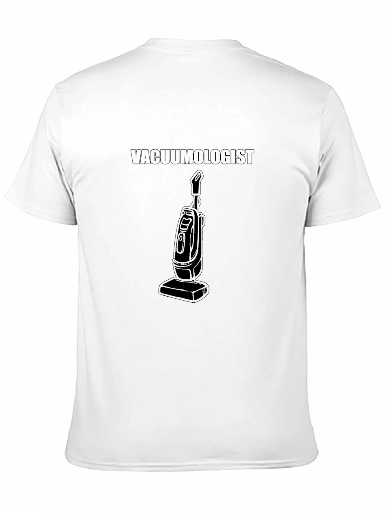 Black Vacuumologist Black T-Shirt: Humorous & Practical view 11