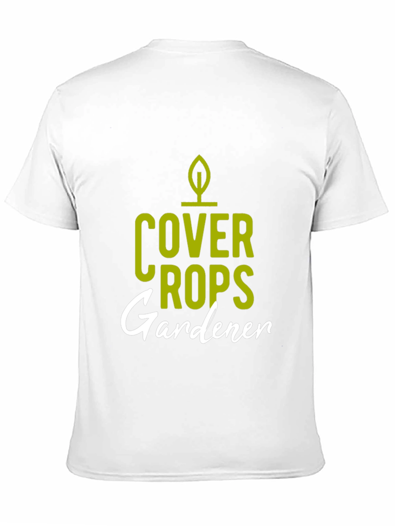 Black Cover Crops Gardener T-Shirt - Black Cotton Blend view 11