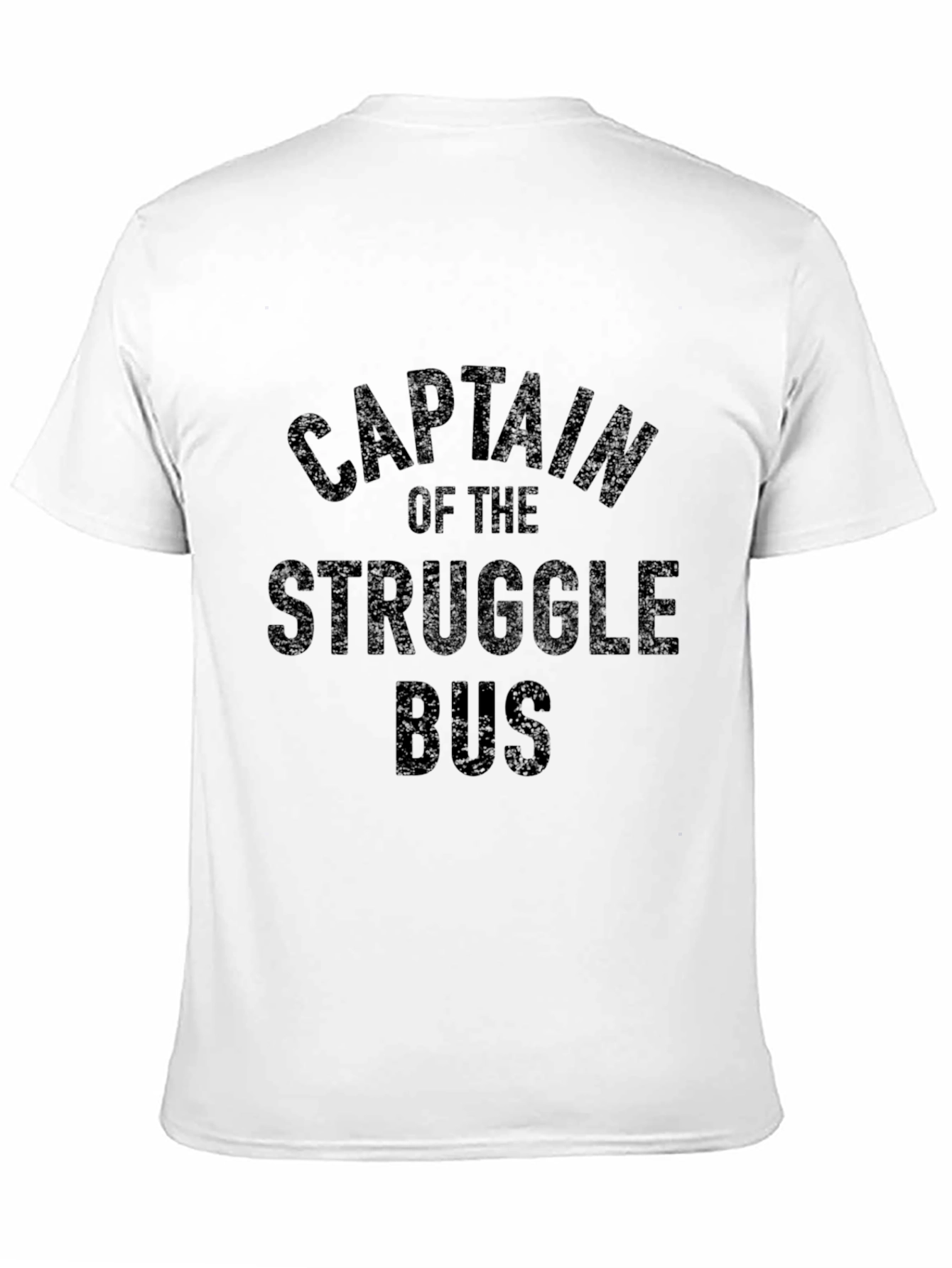 Black Captain of the Struggle Bus Graphic T-Shirt view 11